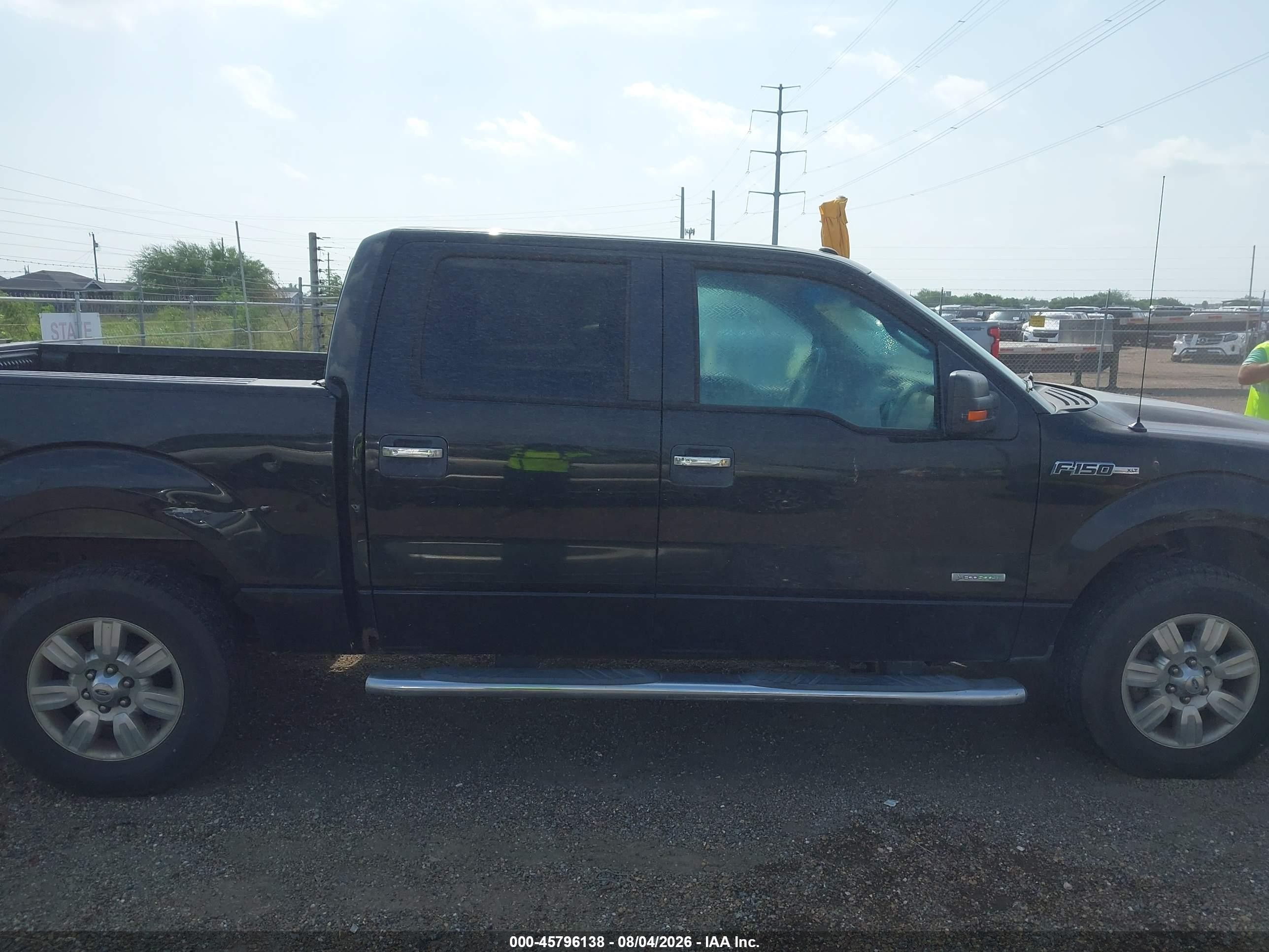 2012 Ford F-150 Xlt Black vin: 1FTFW1ETXCFA12210