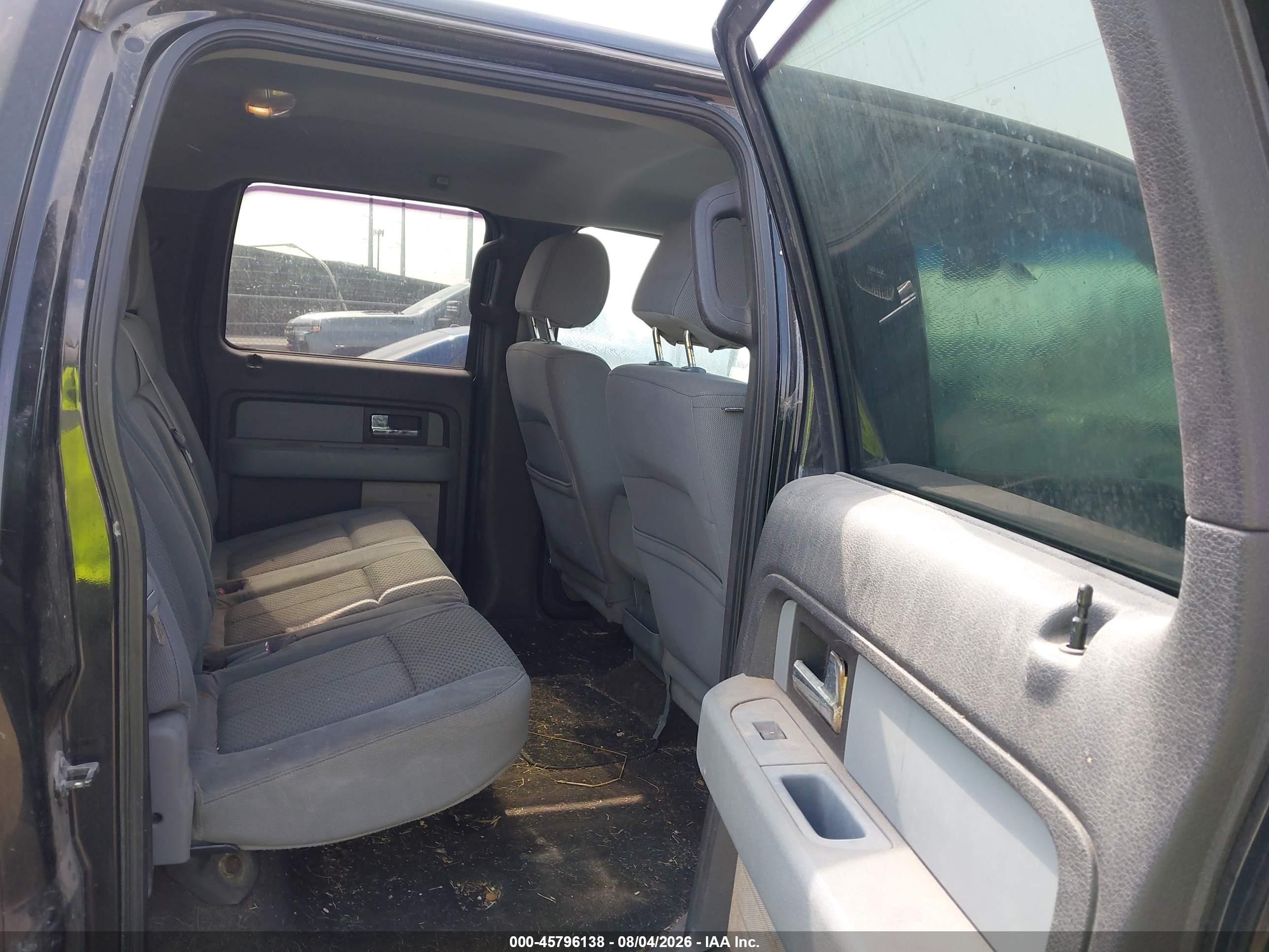 2012 Ford F-150 Xlt Black vin: 1FTFW1ETXCFA12210