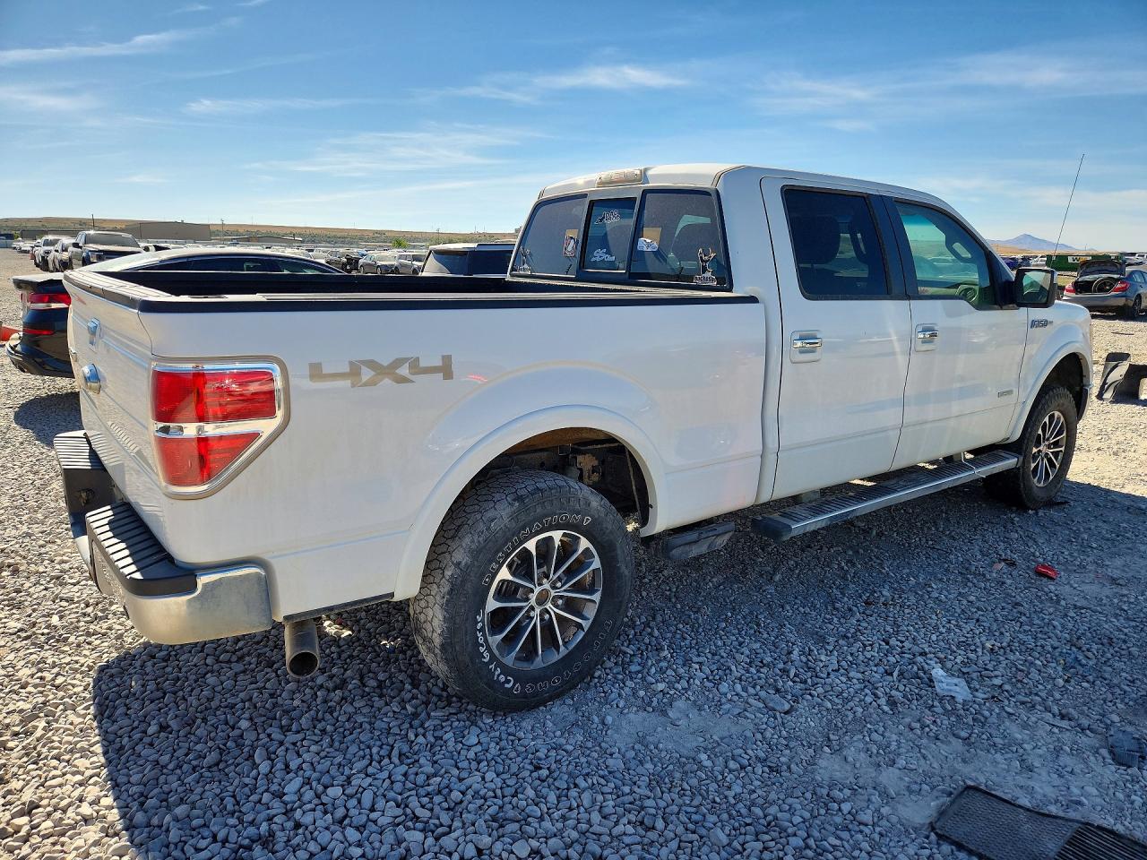 2012 Ford F150 Supercrew White vin: 1FTFW1ETXCFA13664