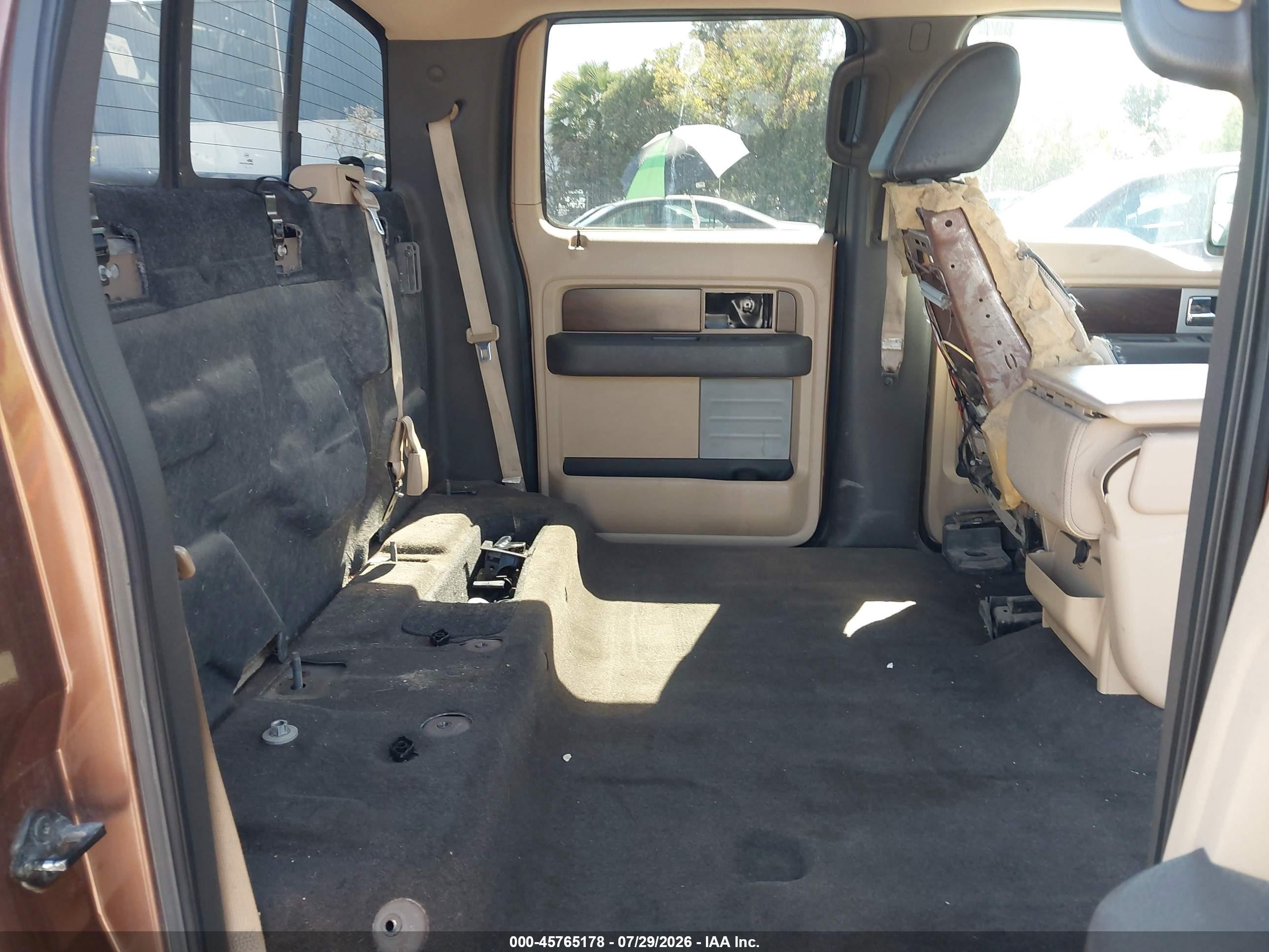 2012 Ford F-150 Lariat Brown vin: 1FTFW1ETXCFA13986