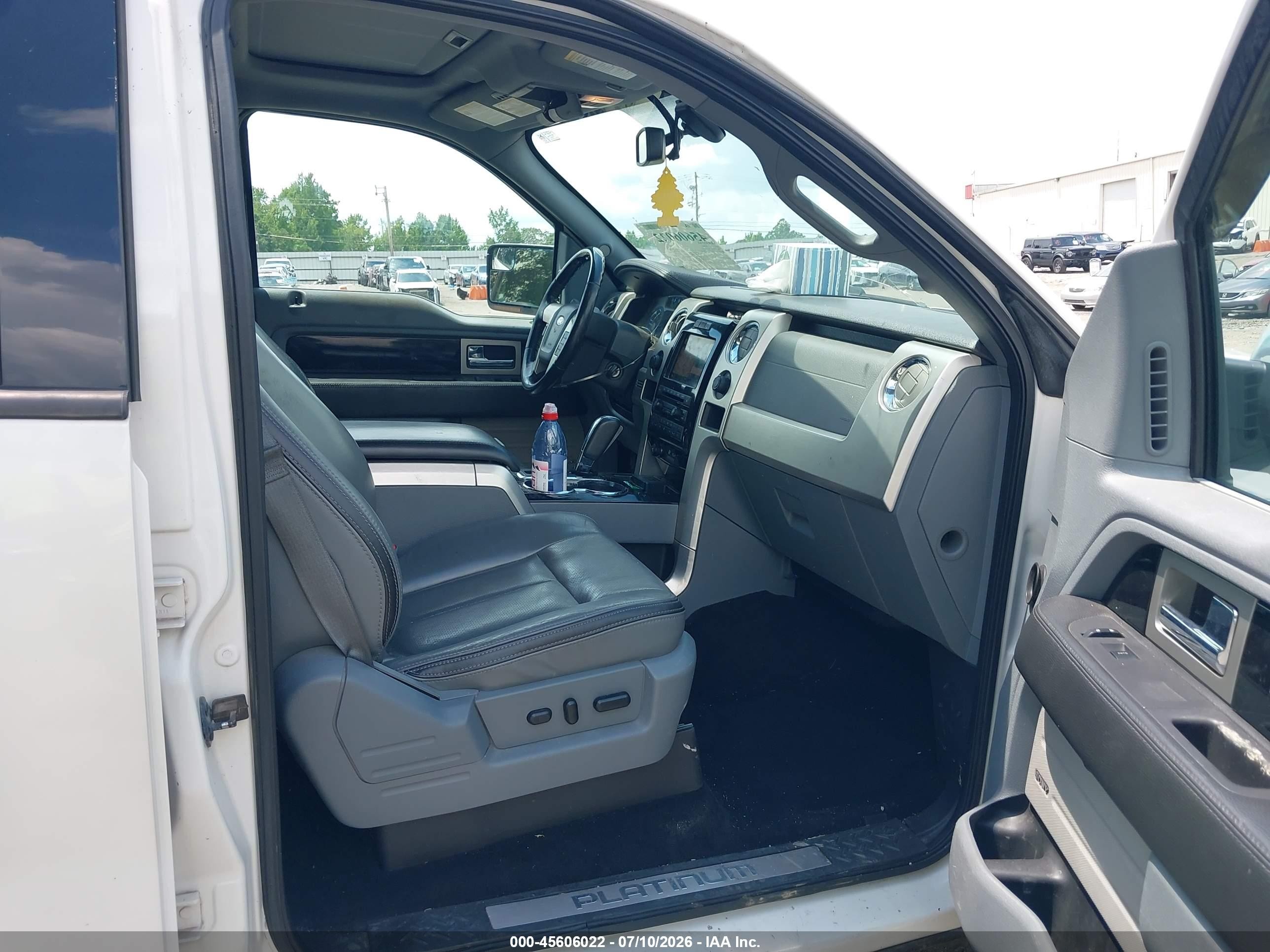 2012 Ford F-150 Platinum White vin: 1FTFW1ETXCFA20212