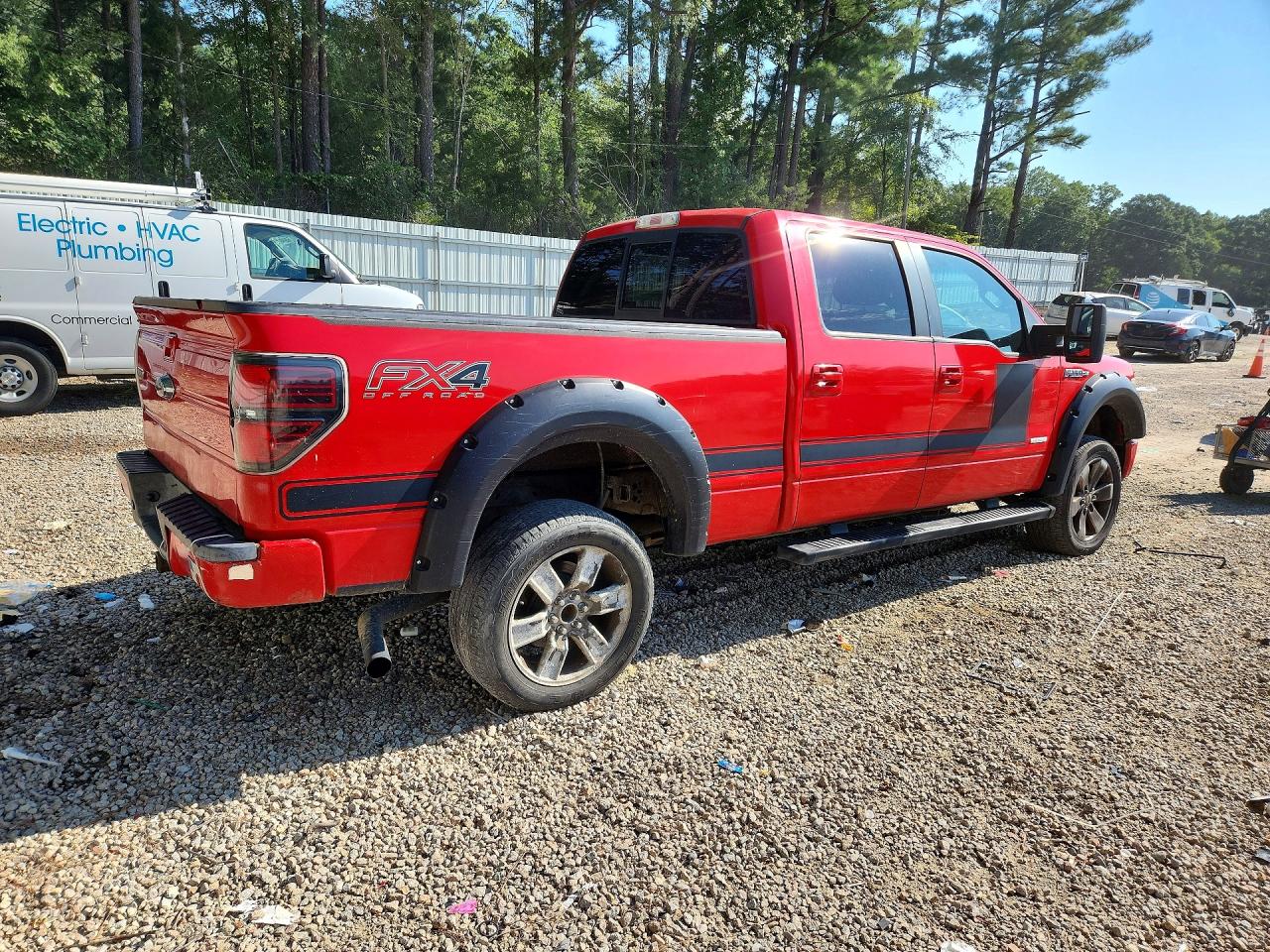 2012 Ford F150 Supercrew Red vin: 1FTFW1ETXCFA31209