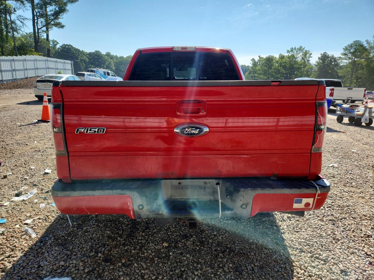 2012 Ford F150 Supercrew Red vin: 1FTFW1ETXCFA31209