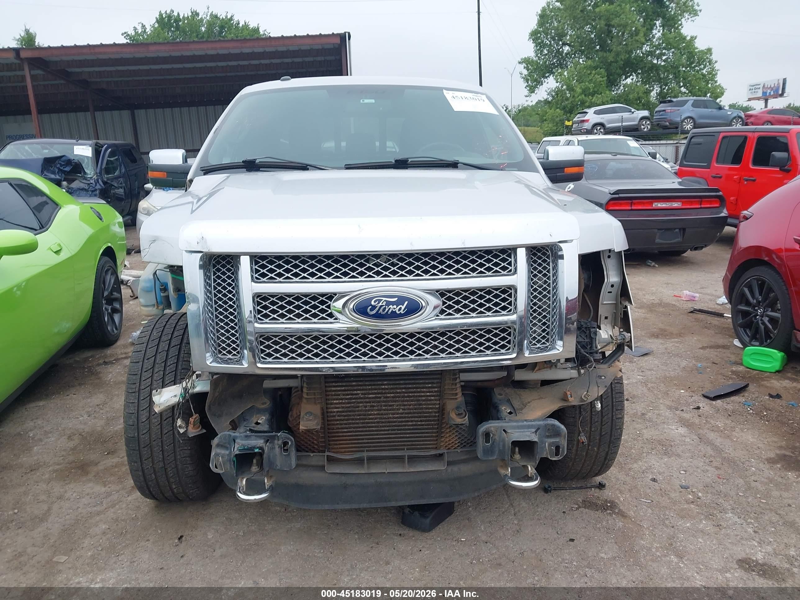 2012 Ford F-150 Lariat Gray vin: 1FTFW1ETXCFA43263