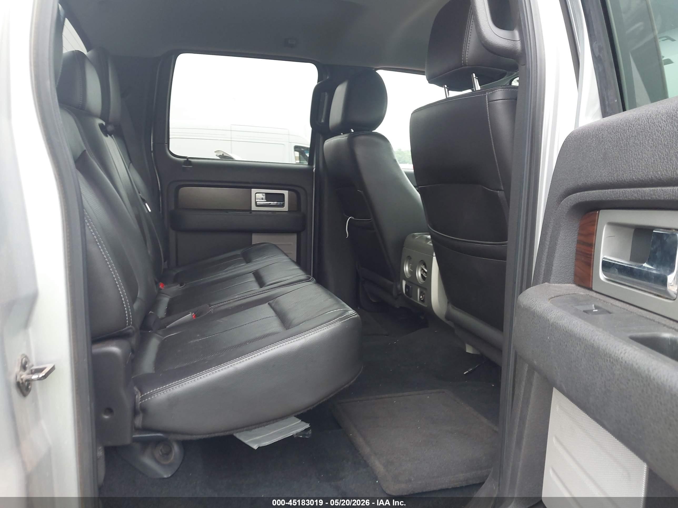 2012 Ford F-150 Lariat Gray vin: 1FTFW1ETXCFA43263