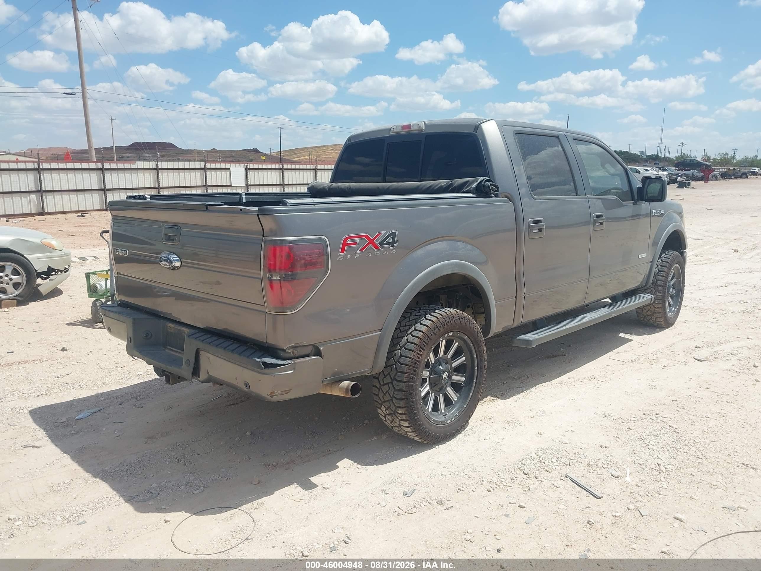2012 Ford F-150 Fx4 Серый vin: 1FTFW1ETXCFA57681