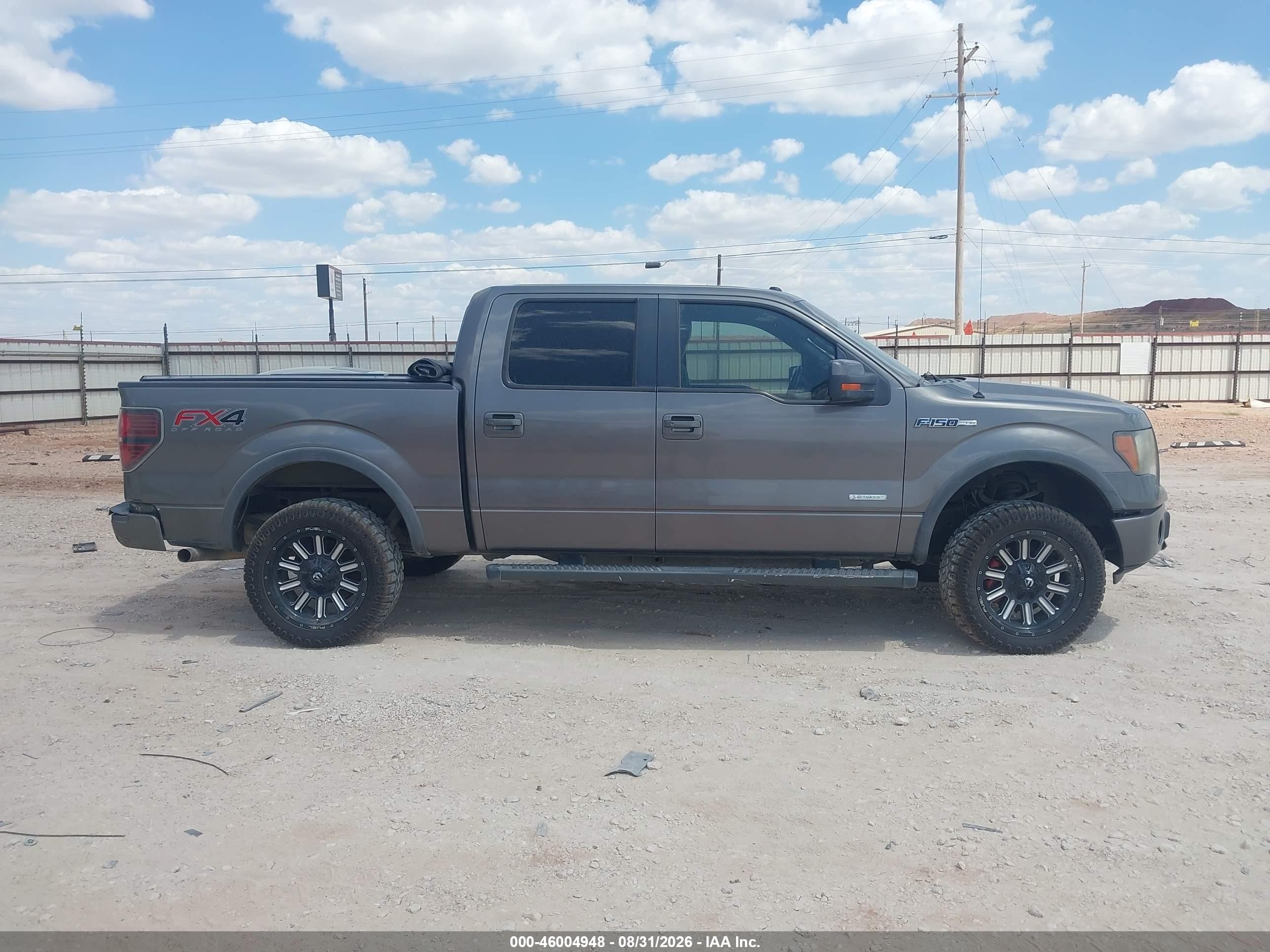 2012 Ford F-150 Fx4 Серый vin: 1FTFW1ETXCFA57681