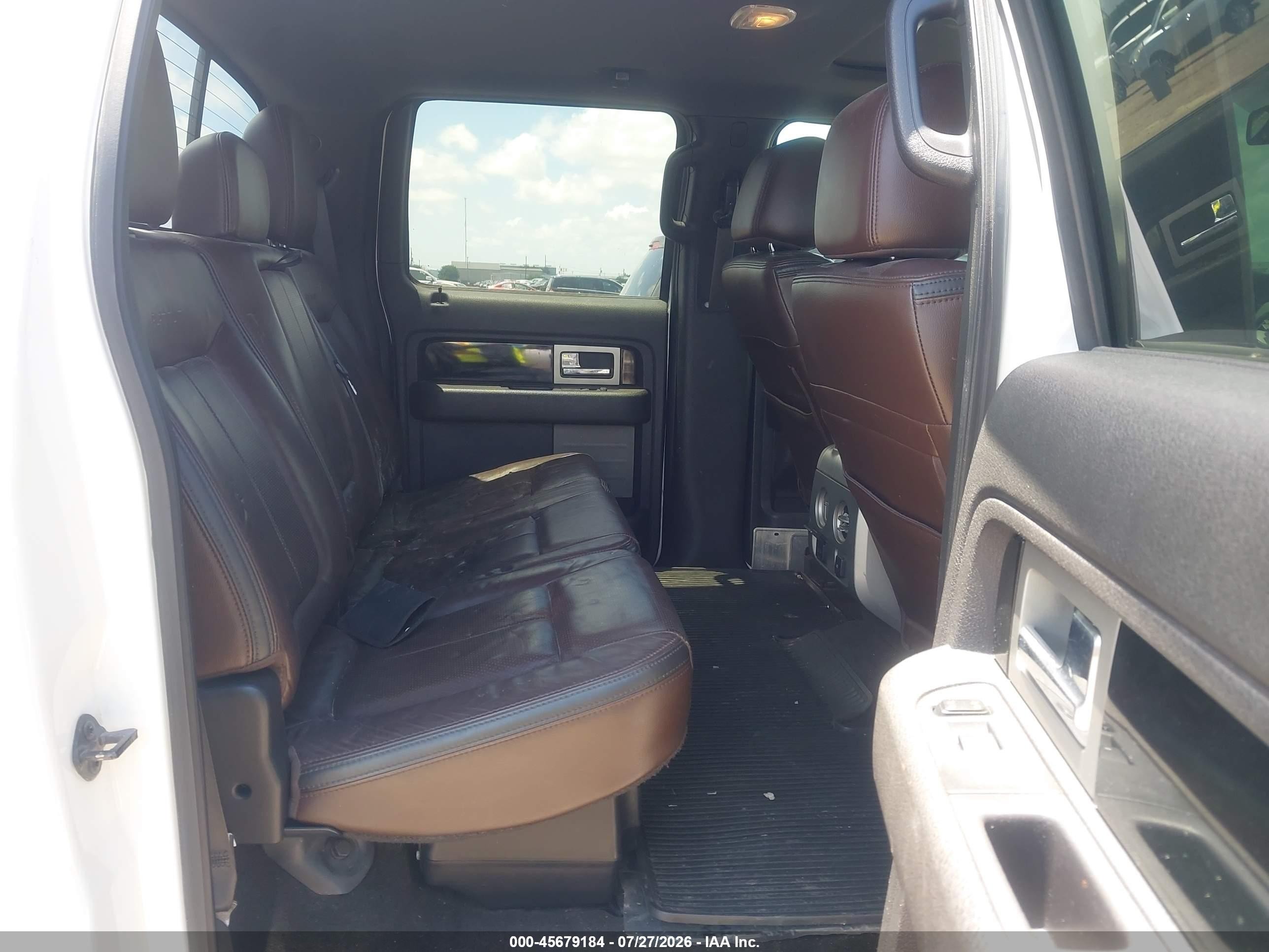 2012 Ford F-150 Platinum White vin: 1FTFW1ETXCFA85318