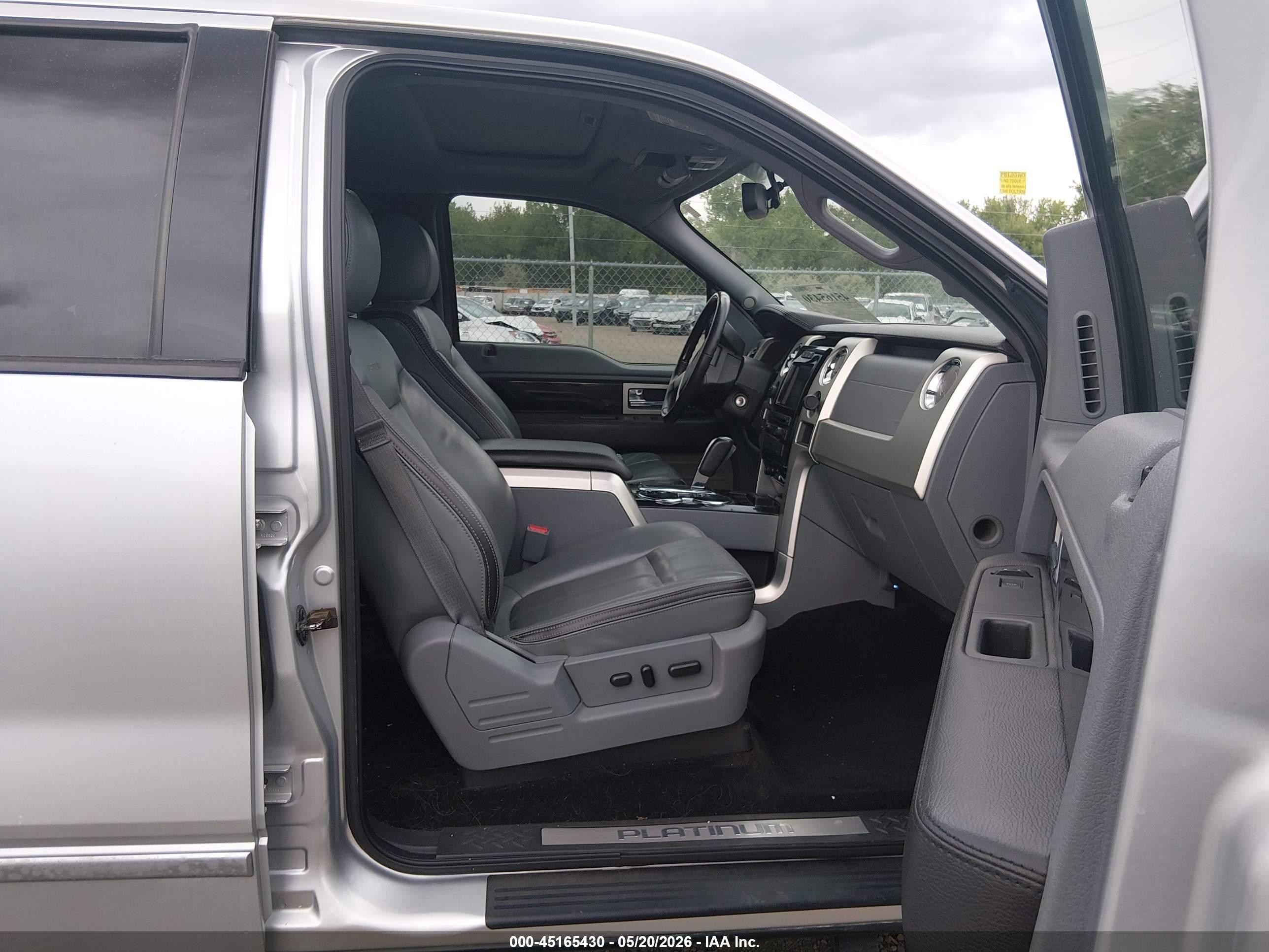 2012 Ford F-150 Platinum Silver vin: 1FTFW1ETXCFA88655
