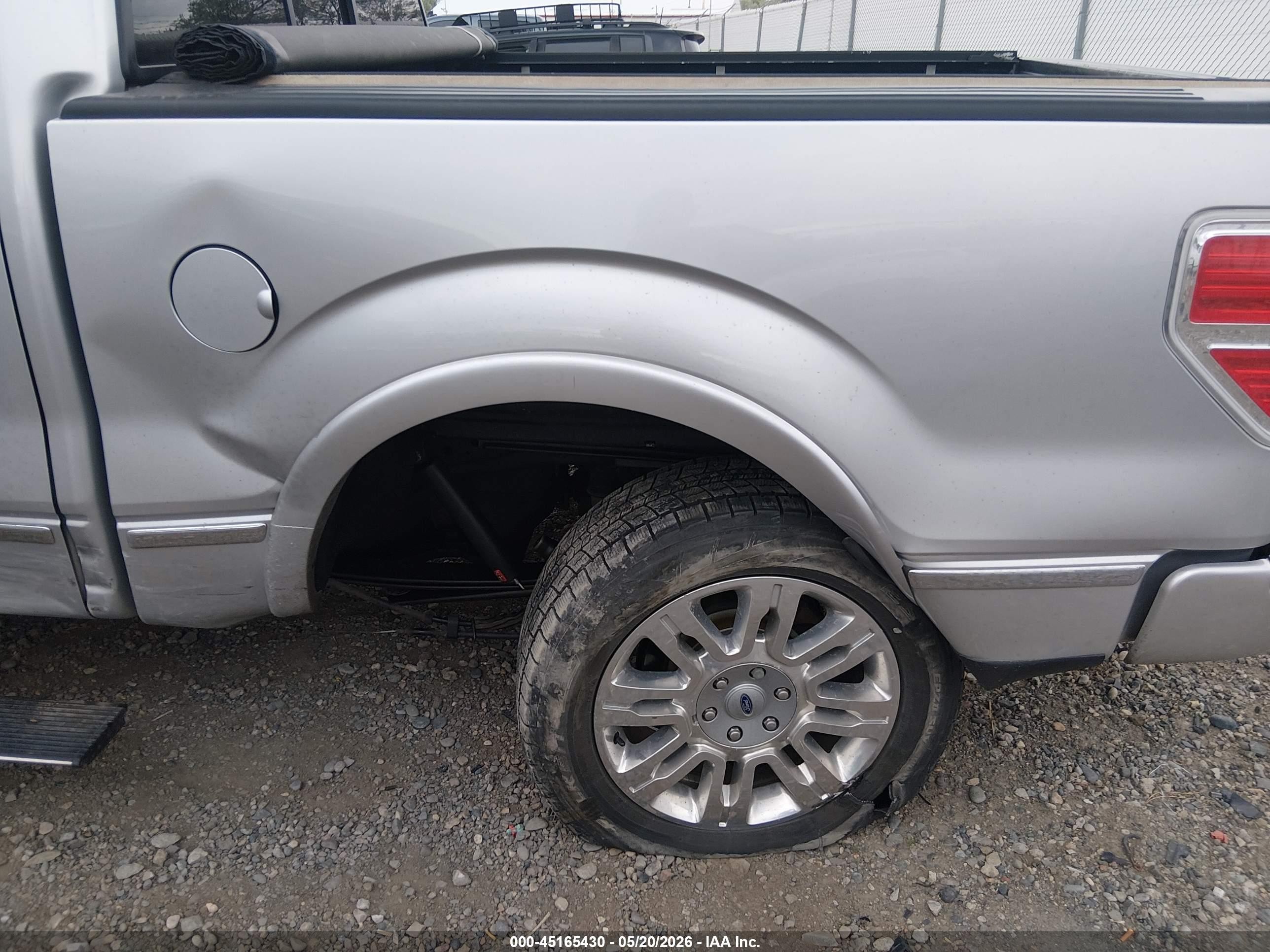 2012 Ford F-150 Platinum Silver vin: 1FTFW1ETXCFA88655