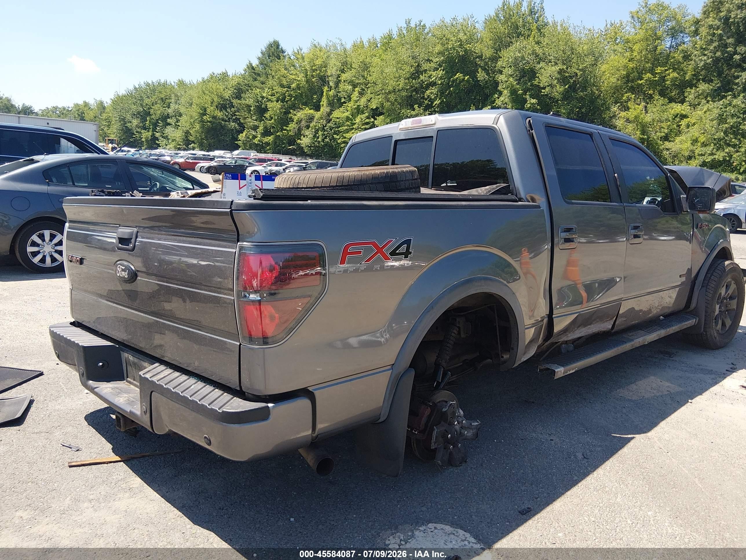 2012 Ford F-150 Fx4 Gray vin: 1FTFW1ETXCFA91622