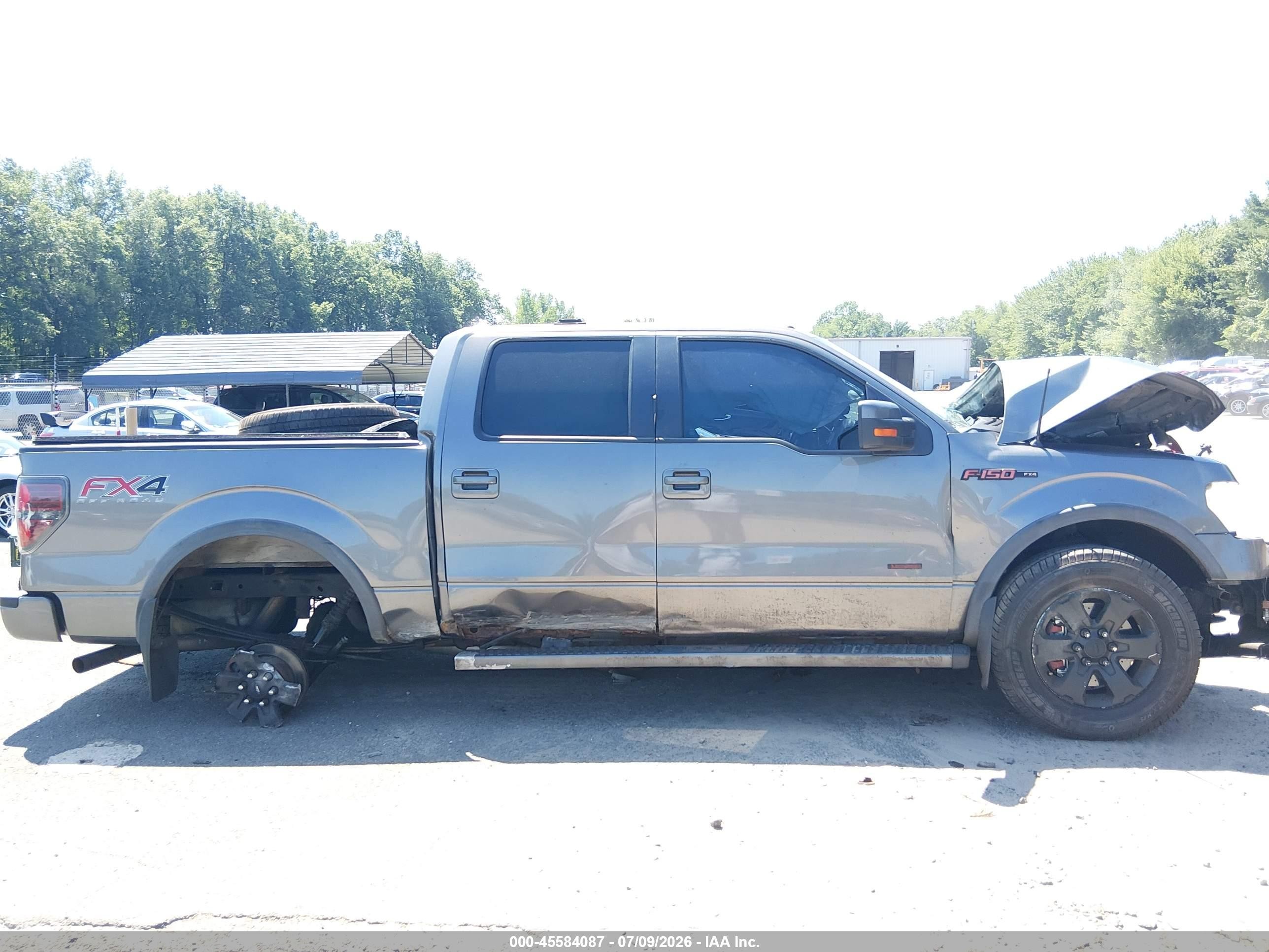 2012 Ford F-150 Fx4 Gray vin: 1FTFW1ETXCFA91622