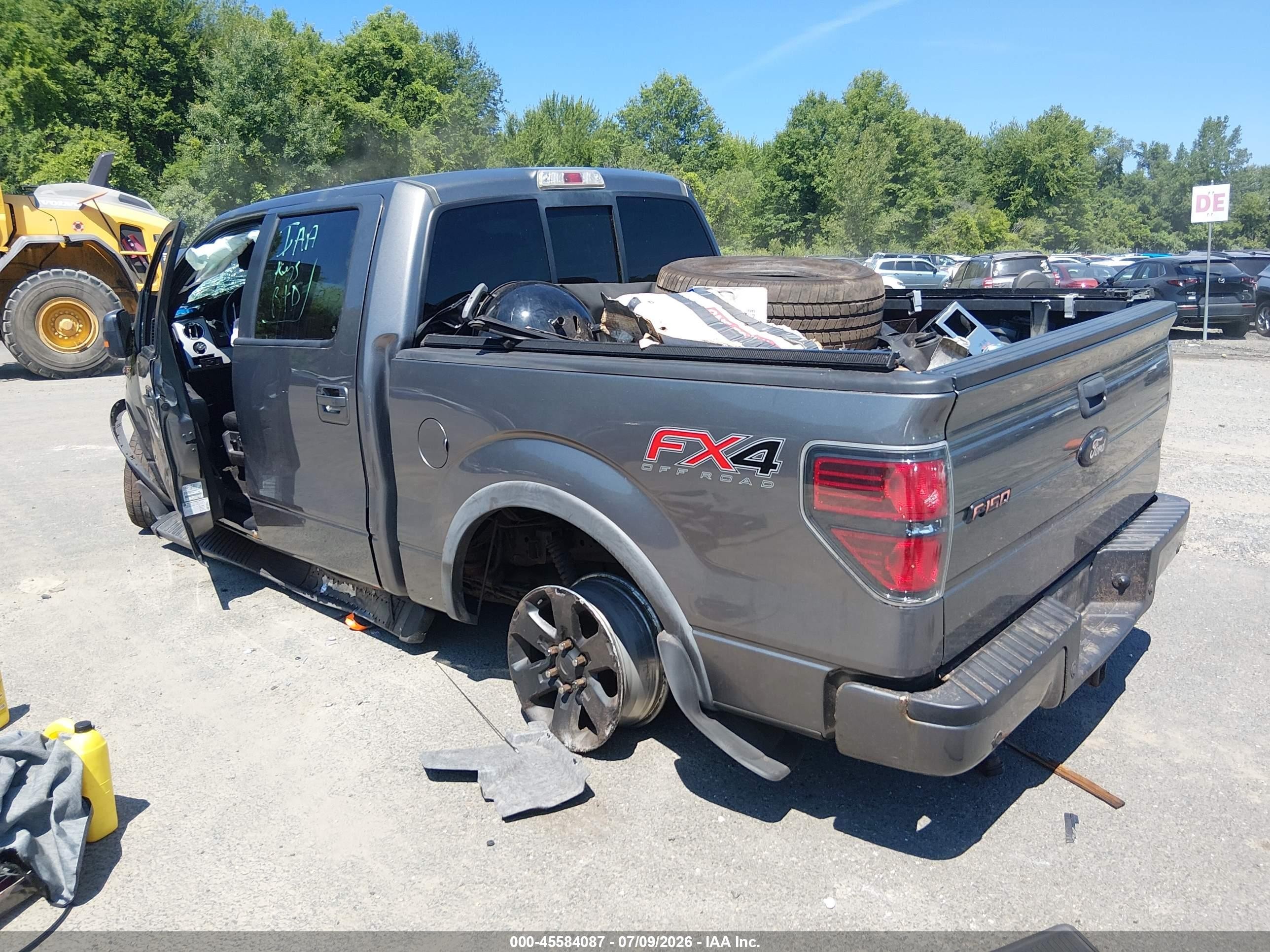 2012 Ford F-150 Fx4 Gray vin: 1FTFW1ETXCFA91622