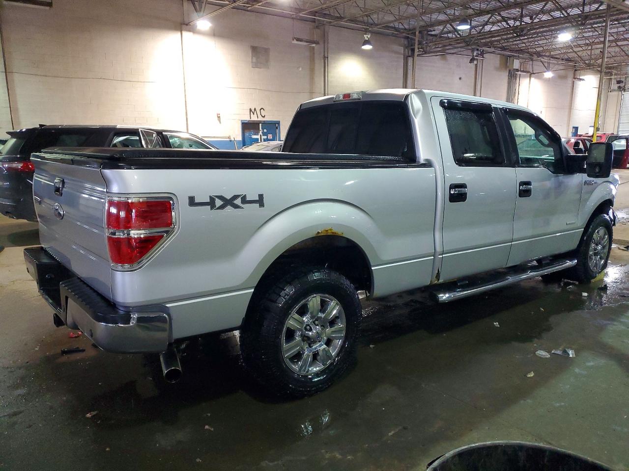 2012 Ford F150 Supercrew Серебряный vin: 1FTFW1ETXCFA94259
