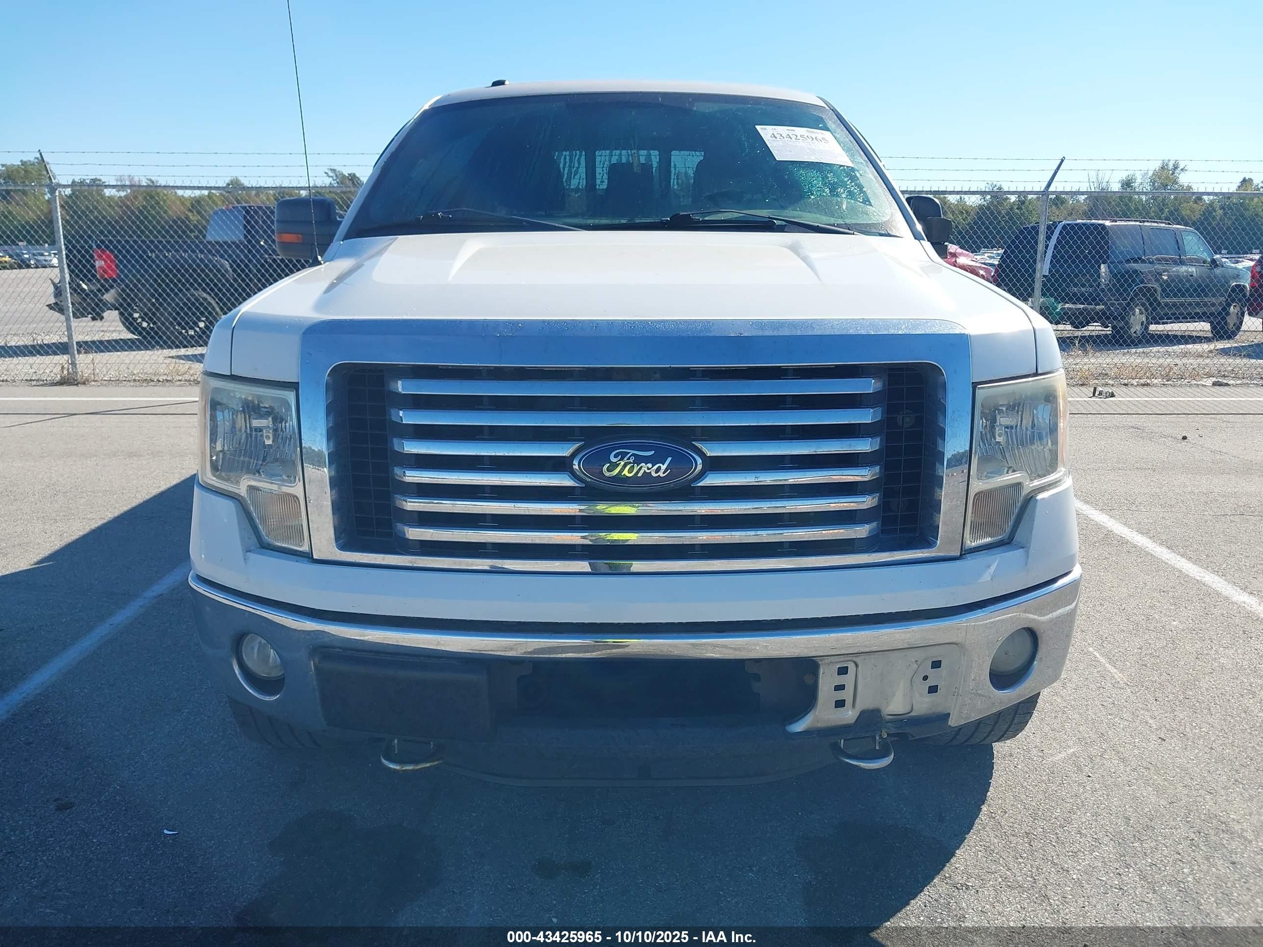 2012 Ford F-150 Xlt White vin: 1FTFW1ETXCFB39362