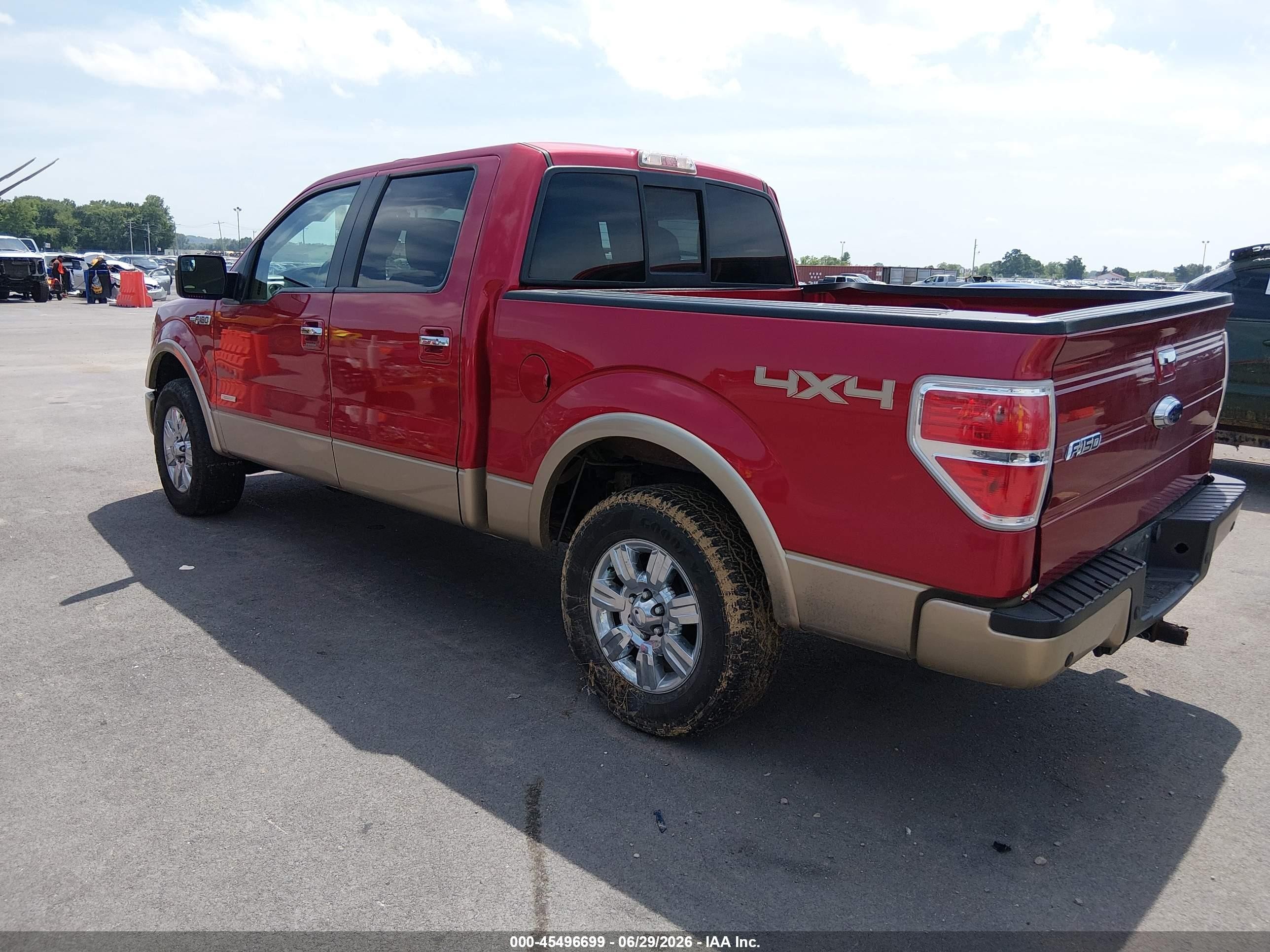 2012 Ford F-150 Fx4/king Ranch/lariat/platinum/xl/xlt Красный vin: 1FTFW1ETXCFB61832