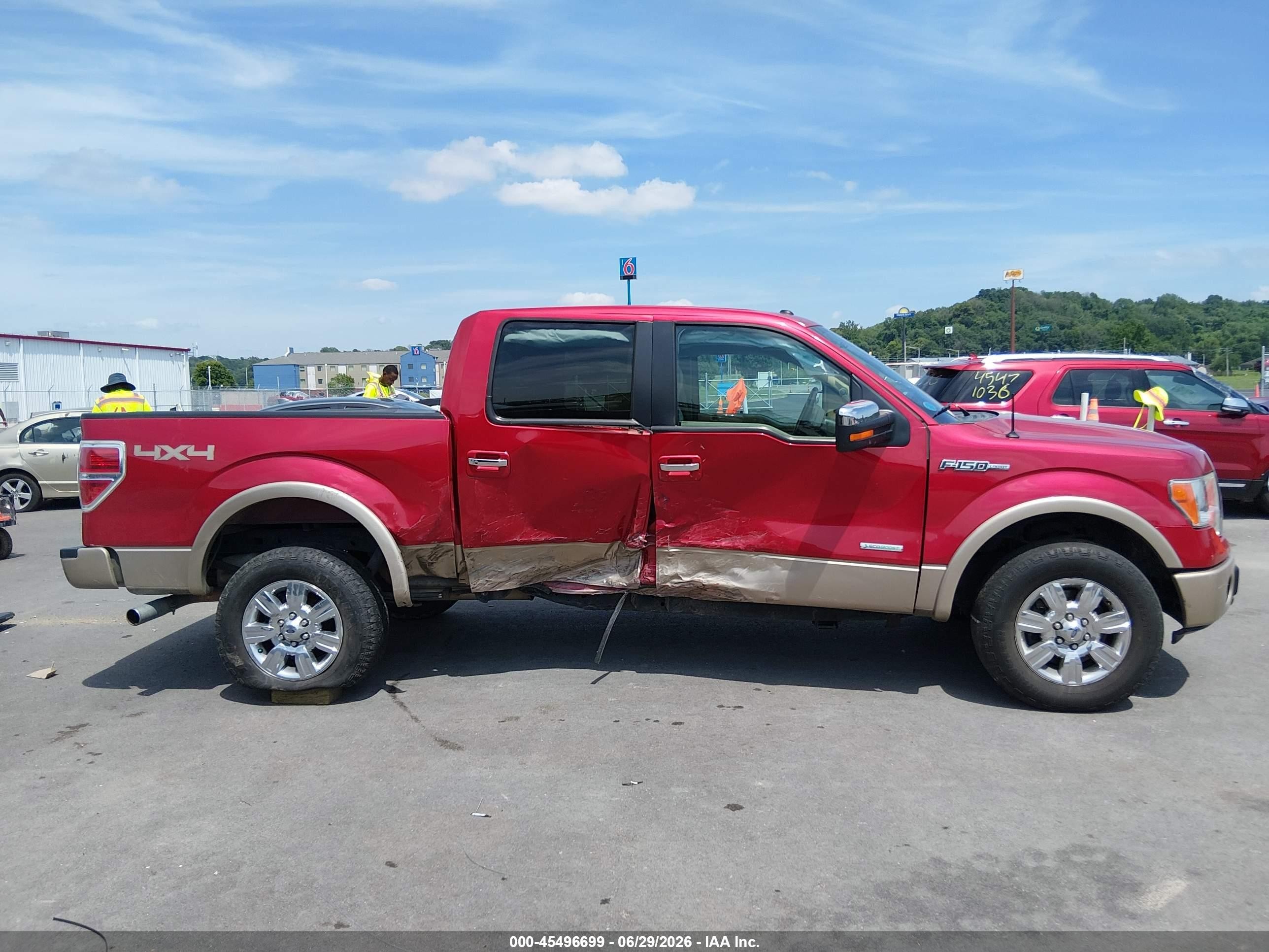 2012 Ford F-150 Fx4/king Ranch/lariat/platinum/xl/xlt Красный vin: 1FTFW1ETXCFB61832