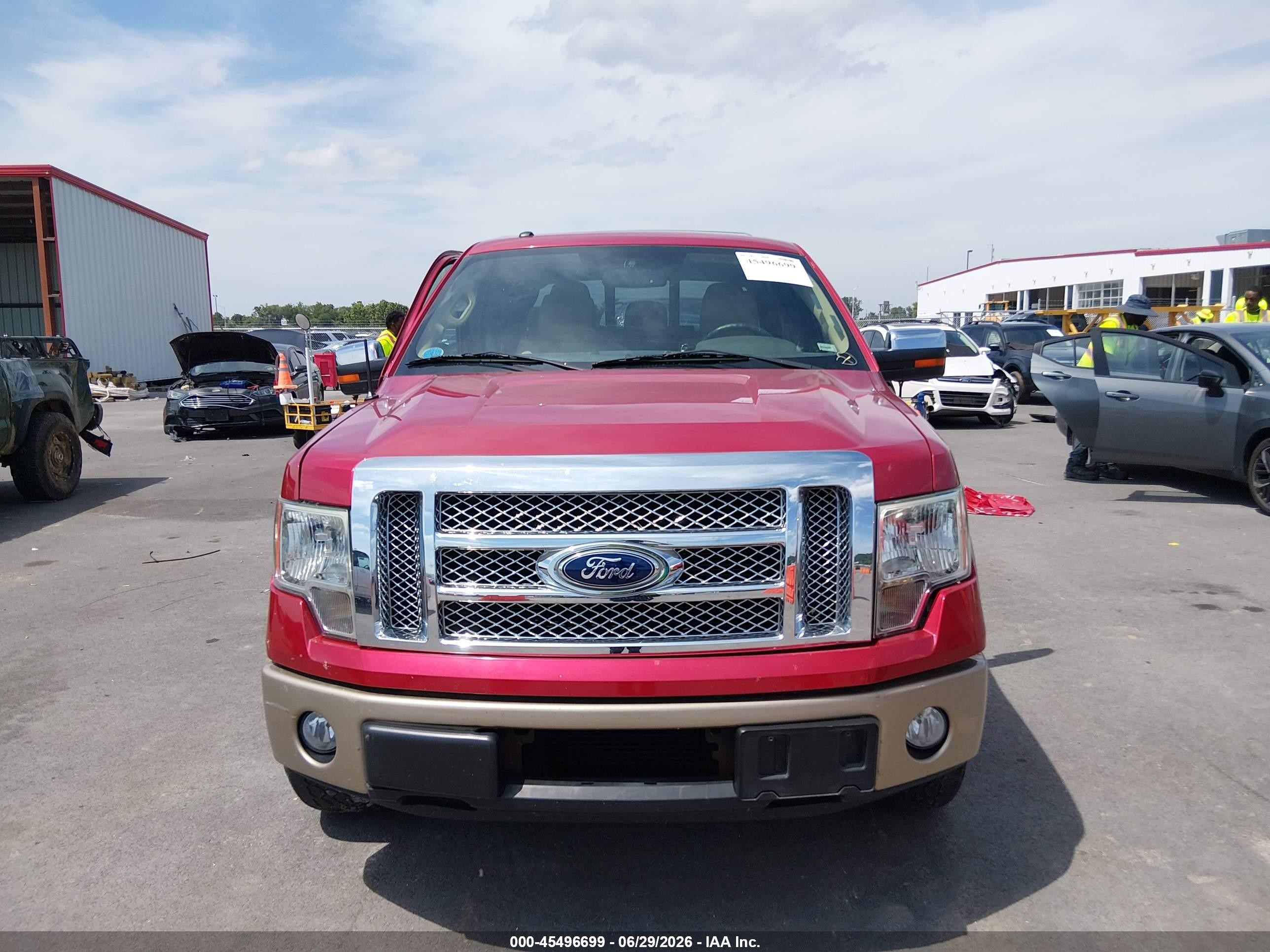 2012 Ford F-150 Fx4/king Ranch/lariat/platinum/xl/xlt Красный vin: 1FTFW1ETXCFB61832