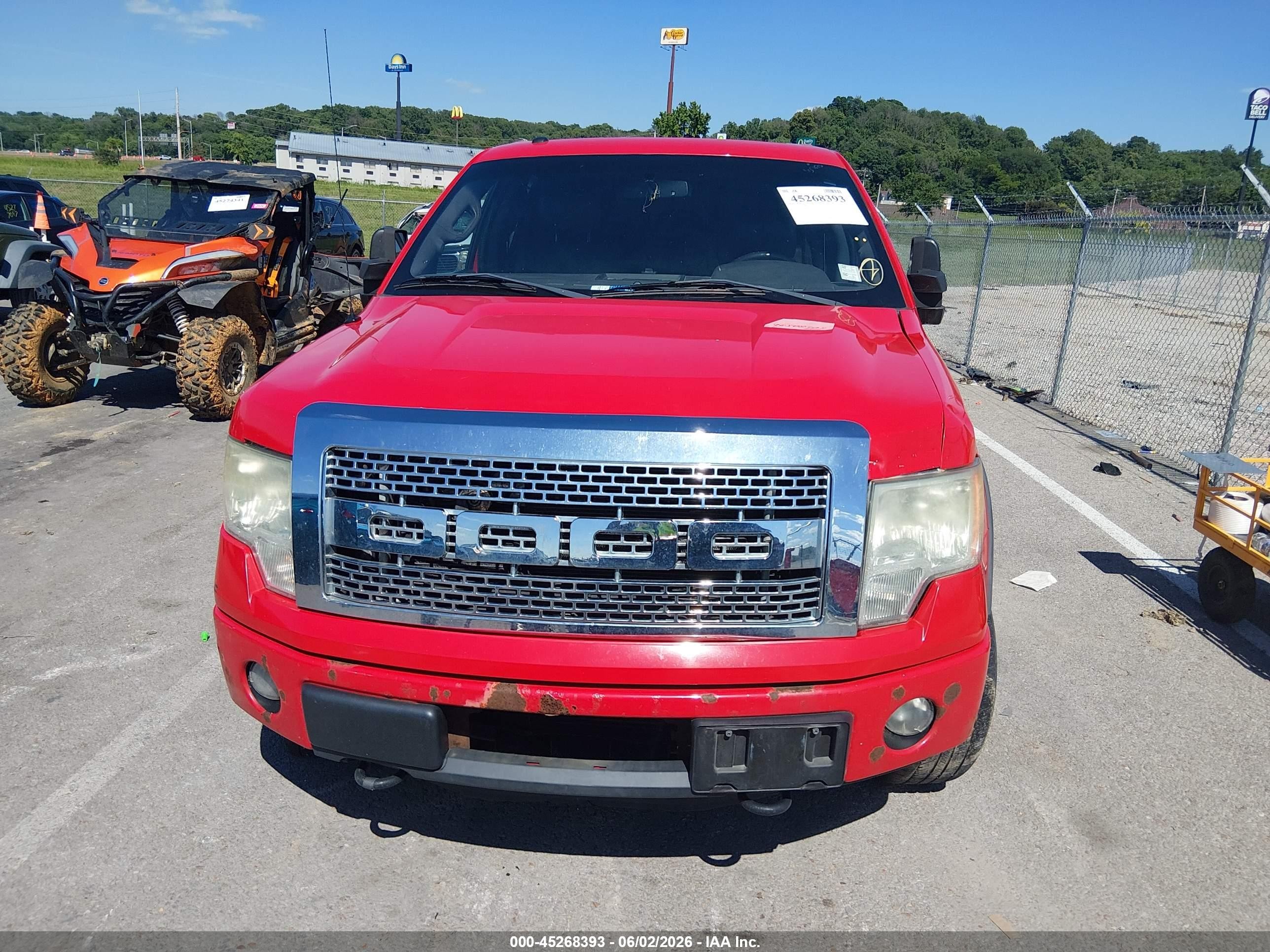 2012 Ford F-150 Fx4 Red vin: 1FTFW1ETXCFB62513