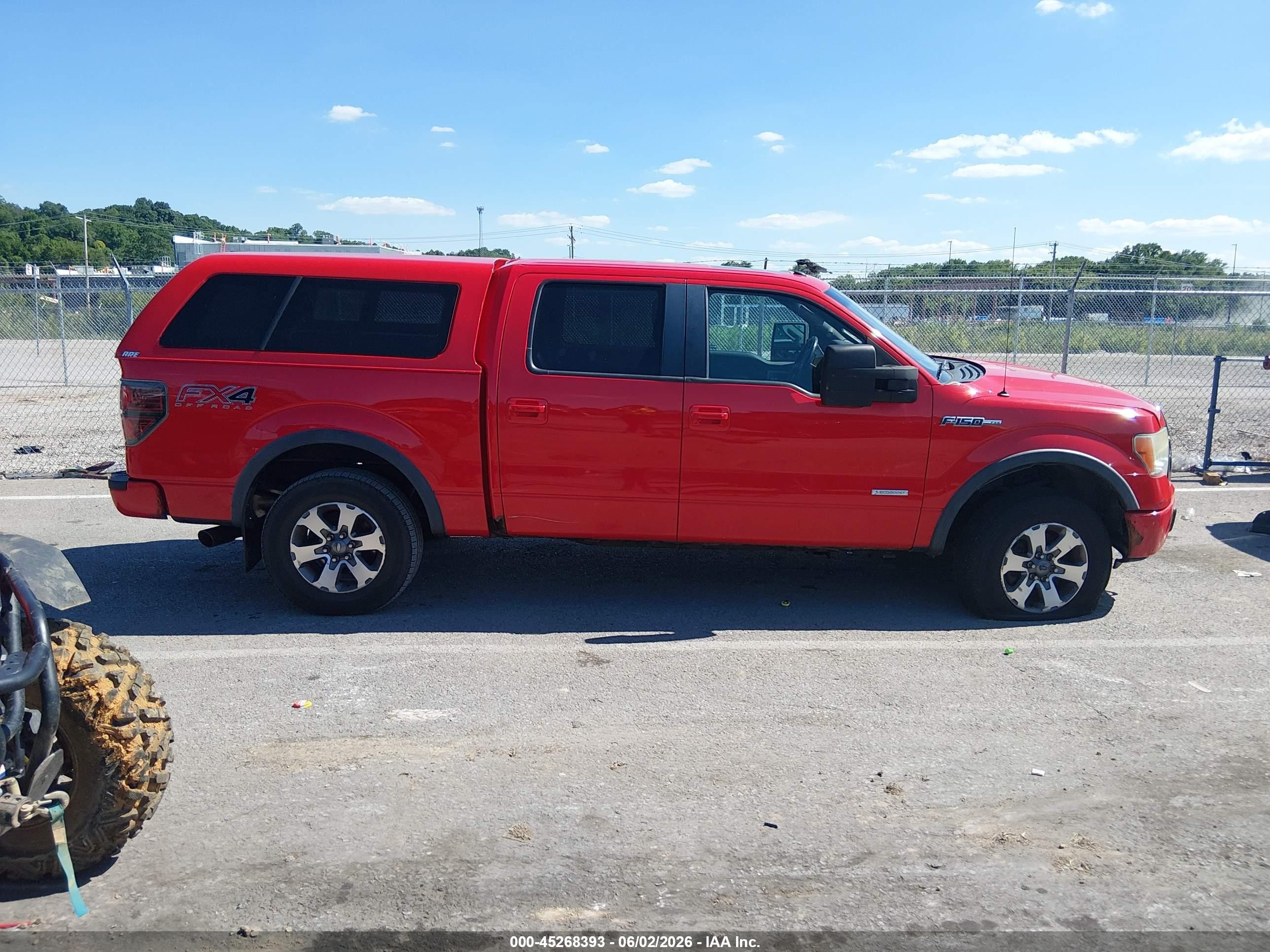 2012 Ford F-150 Fx4 Red vin: 1FTFW1ETXCFB62513