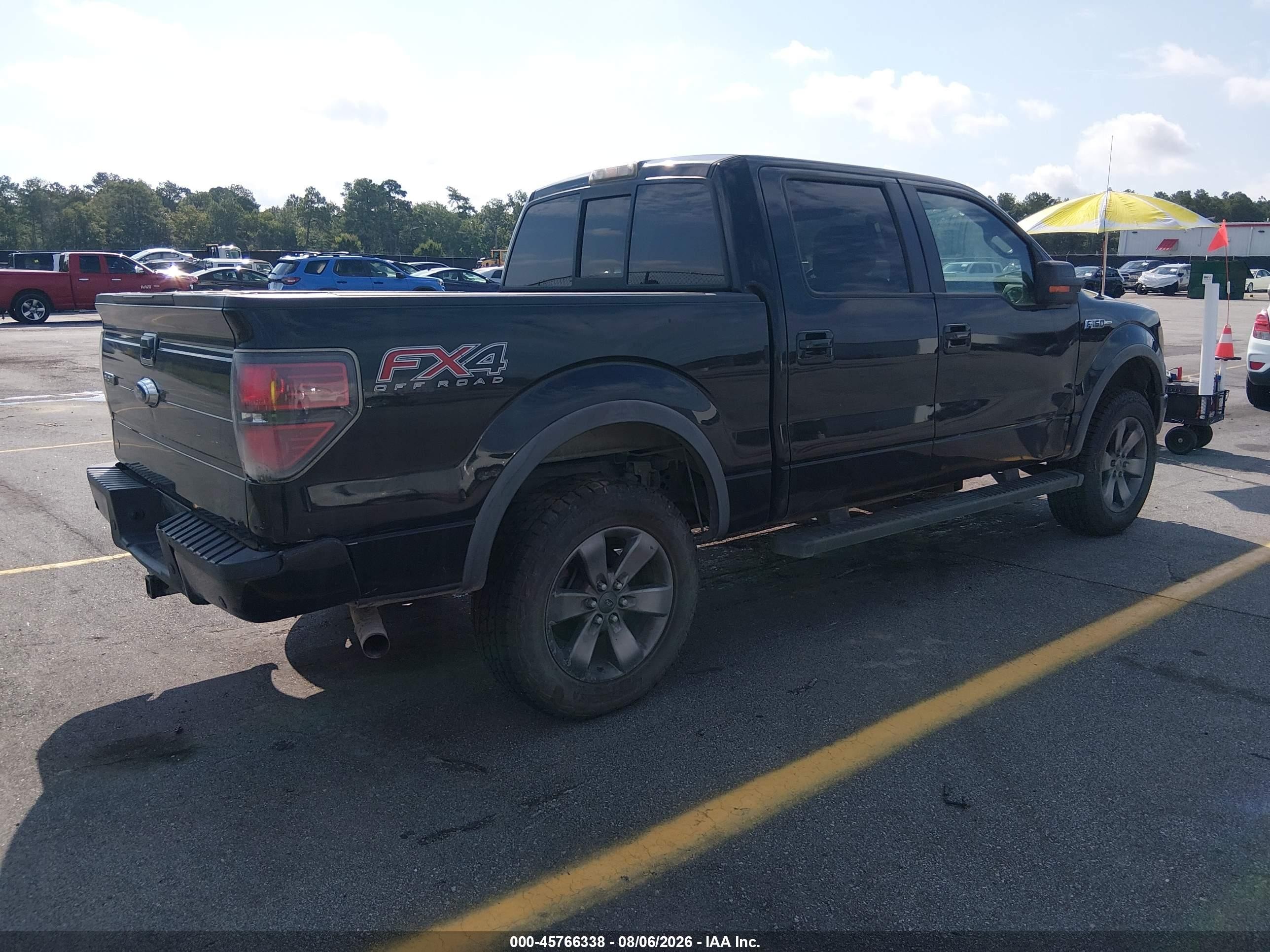 2012 Ford F-150 Fx4 Black vin: 1FTFW1ETXCFB68327