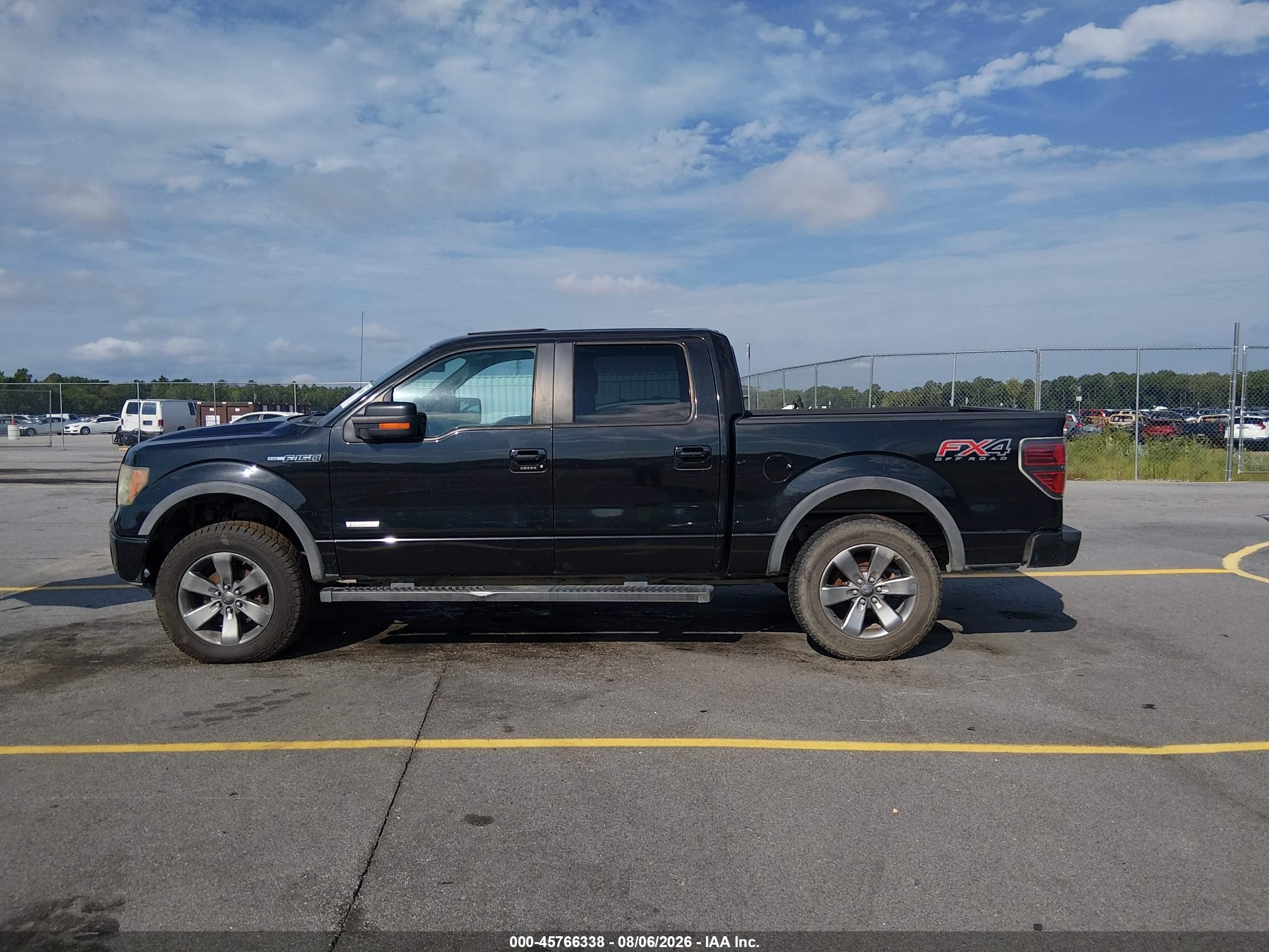 2012 Ford F-150 Fx4 Black vin: 1FTFW1ETXCFB68327