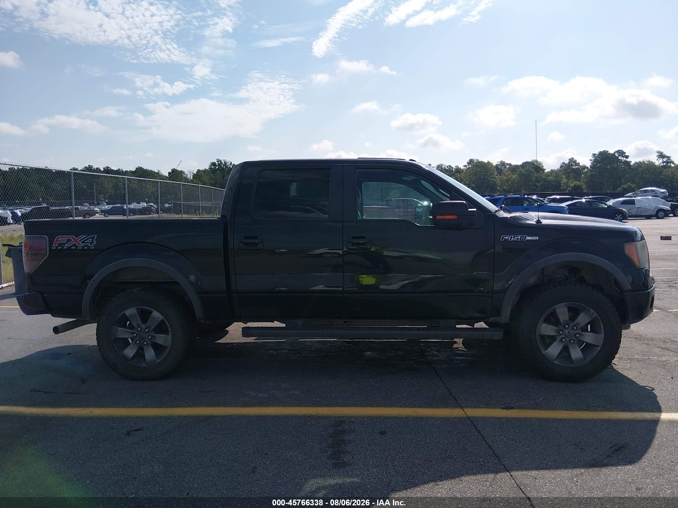 2012 Ford F-150 Fx4 Black vin: 1FTFW1ETXCFB68327