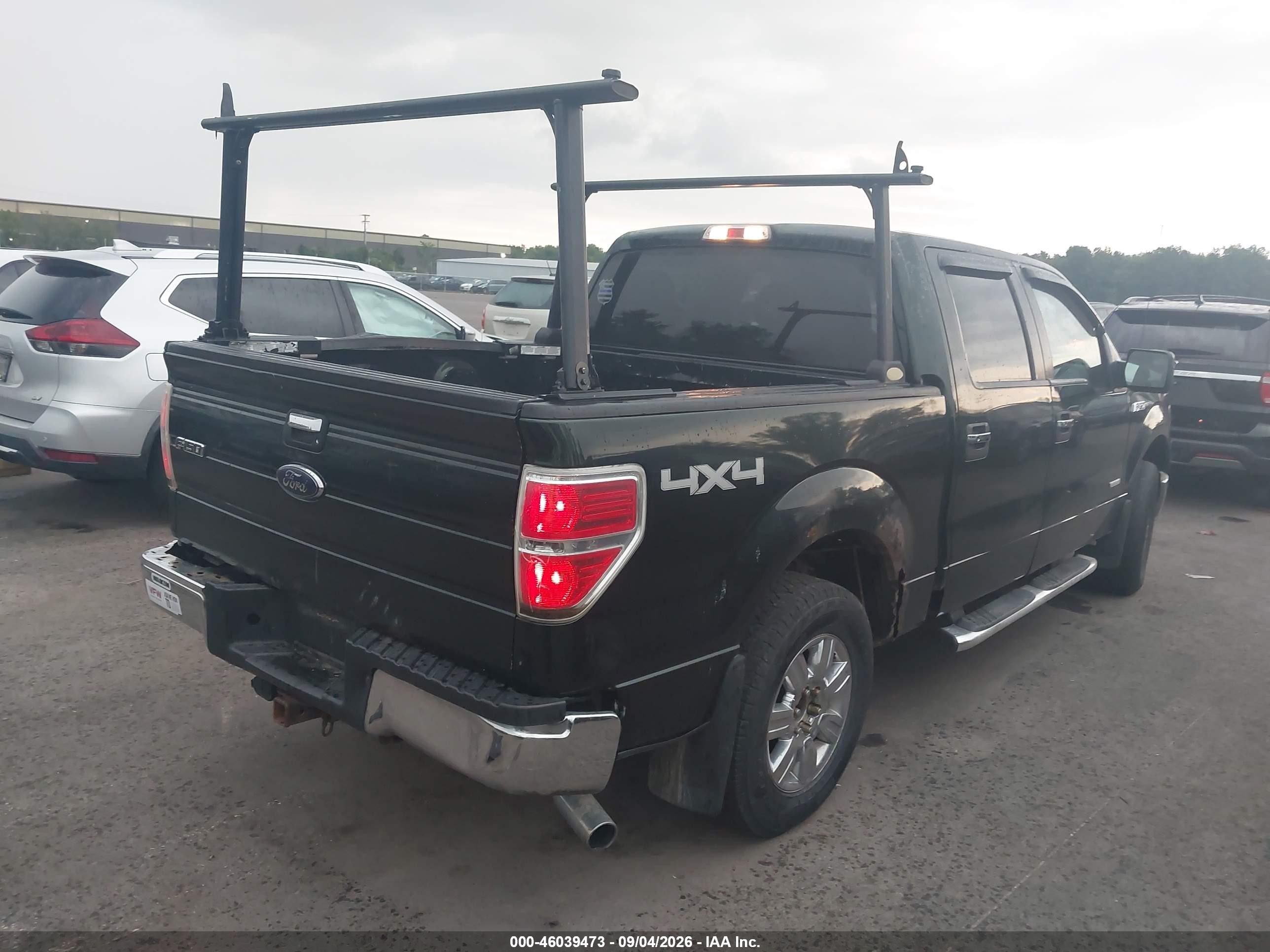 2012 Ford F-150 Xlt Black vin: 1FTFW1ETXCFB92367