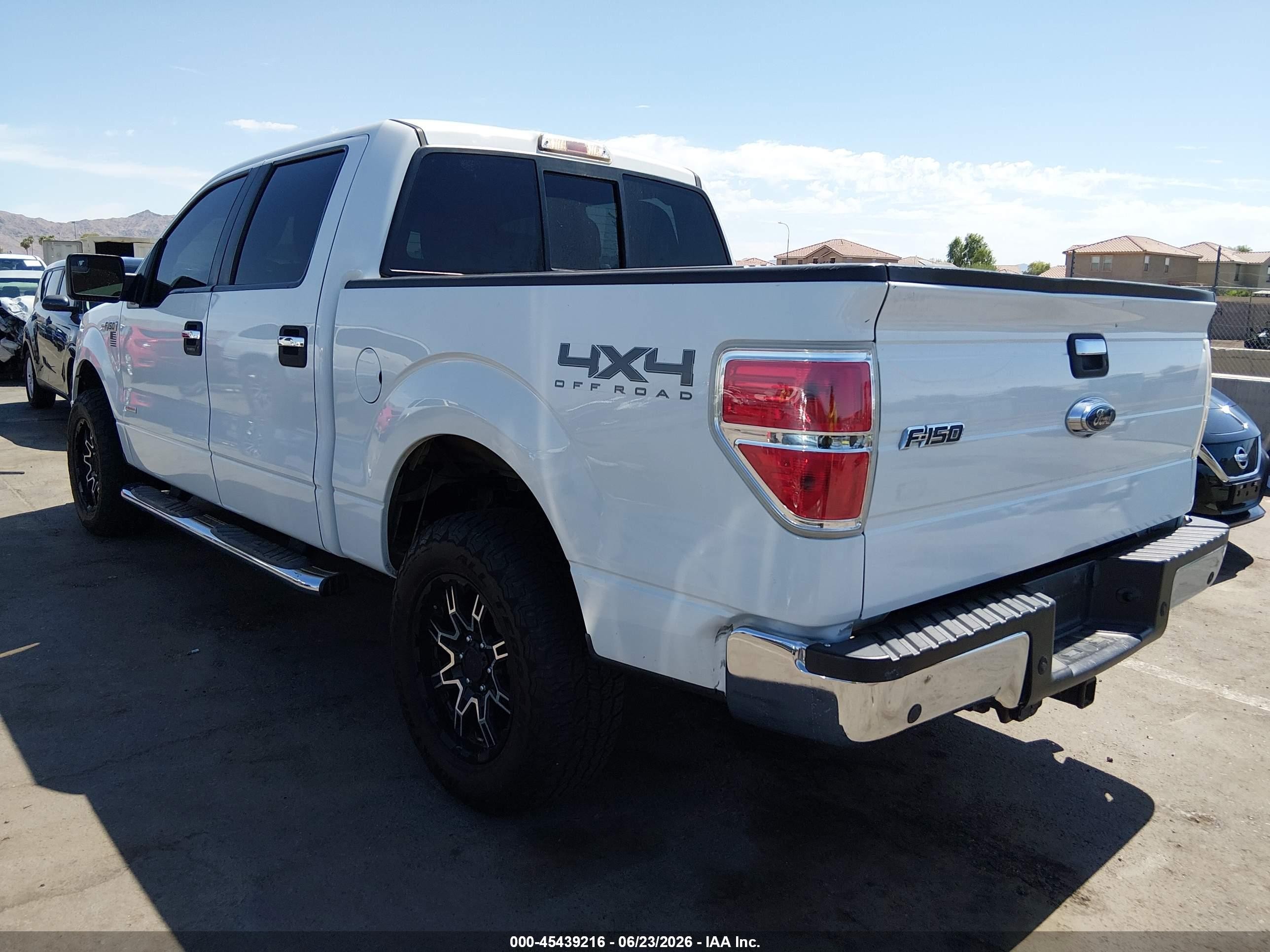 2012 Ford F-150 Xlt White vin: 1FTFW1ETXCFB93955