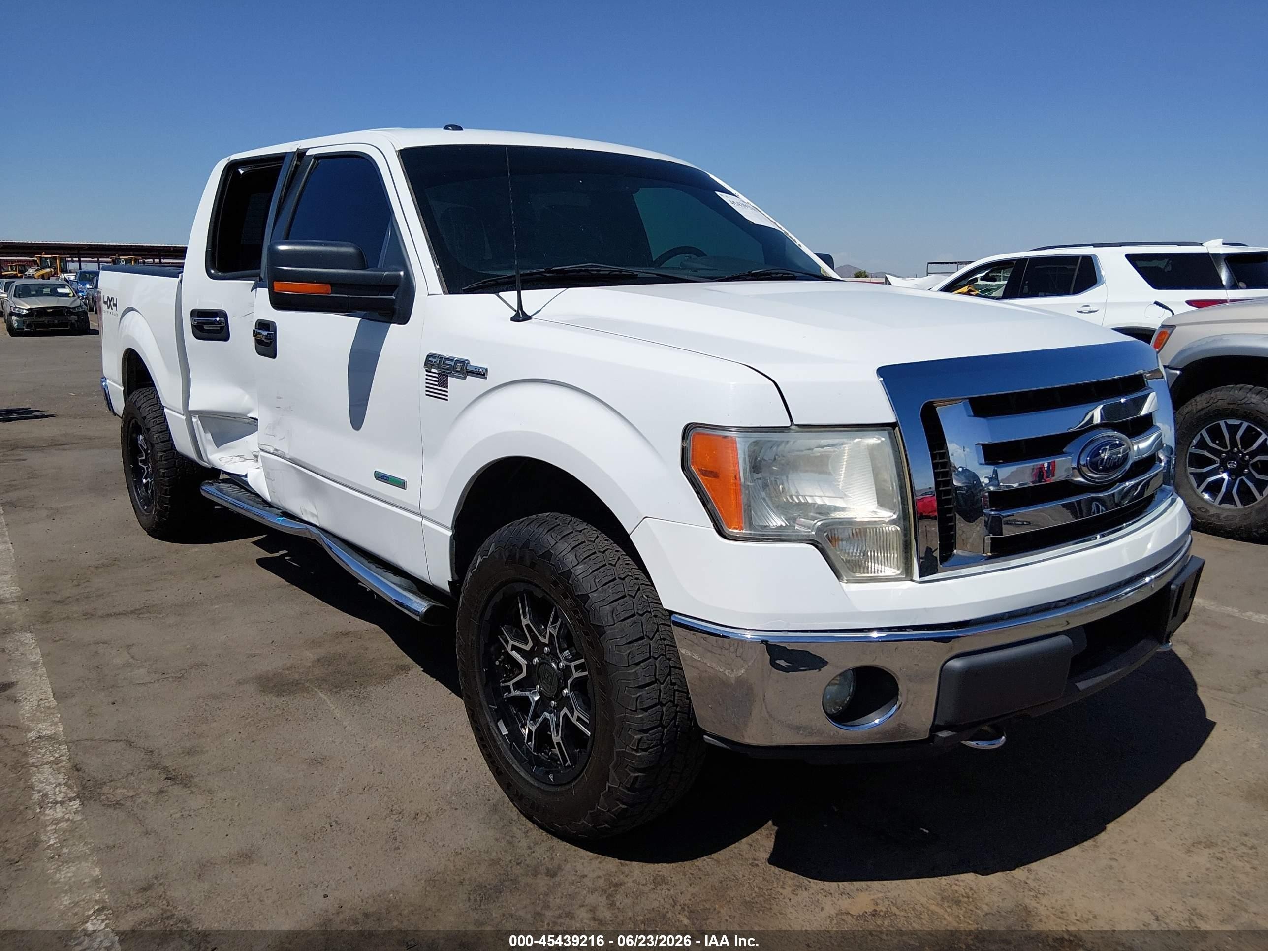 2012 Ford F-150 Xlt Белый vin: 1FTFW1ETXCFB93955