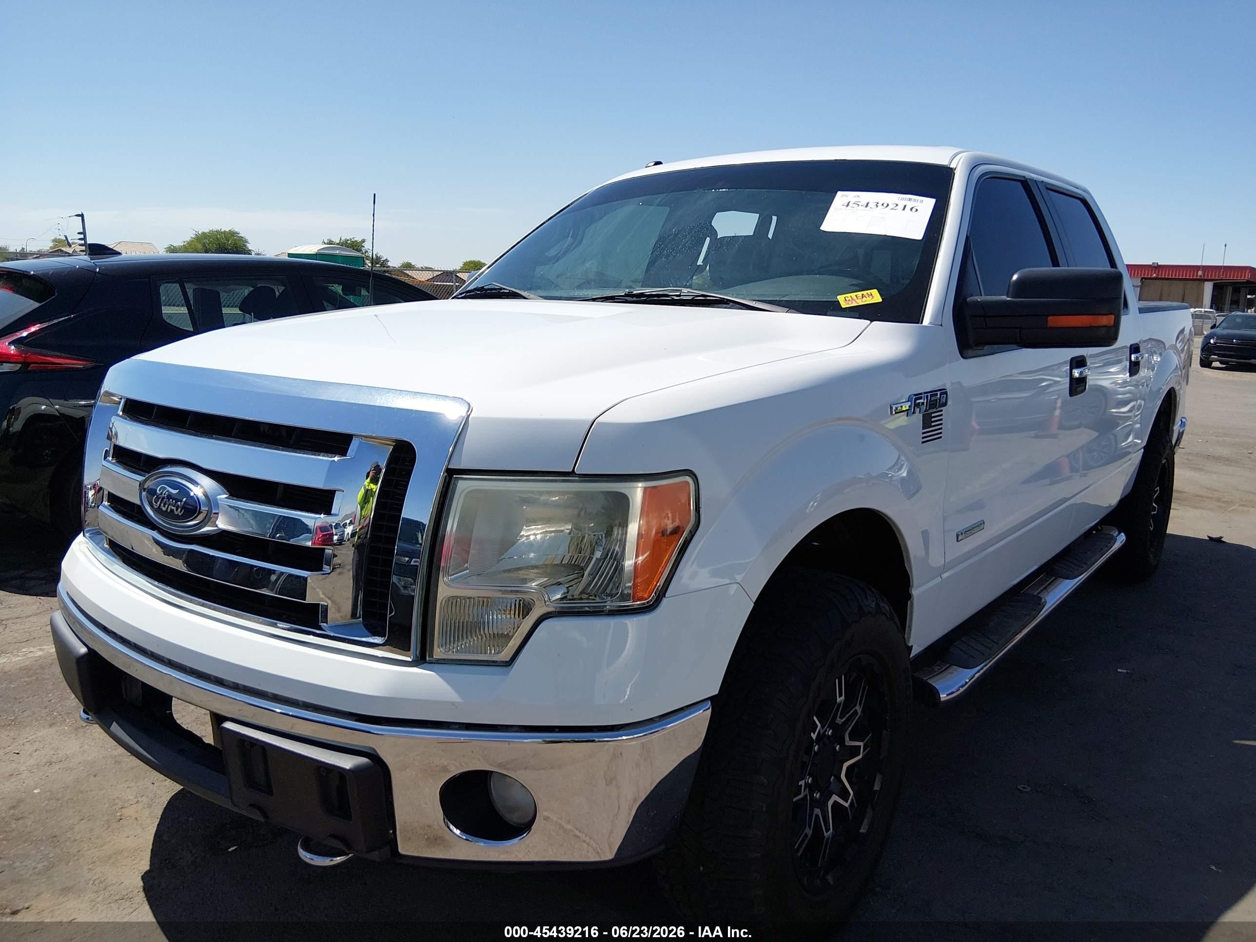 2012 Ford F-150 Xlt White vin: 1FTFW1ETXCFB93955