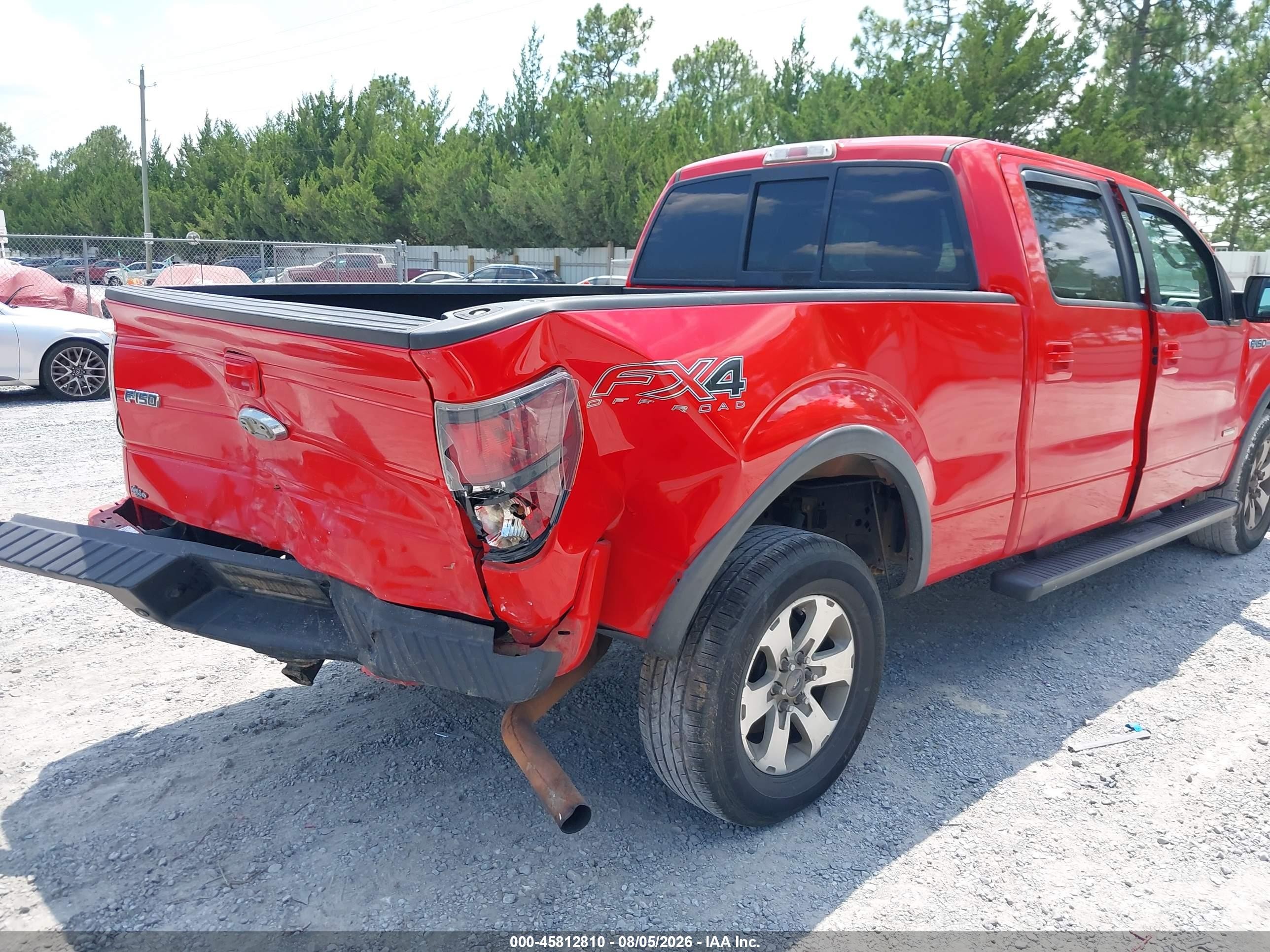 2012 Ford F-150 Fx4 Red vin: 1FTFW1ETXCFC29594