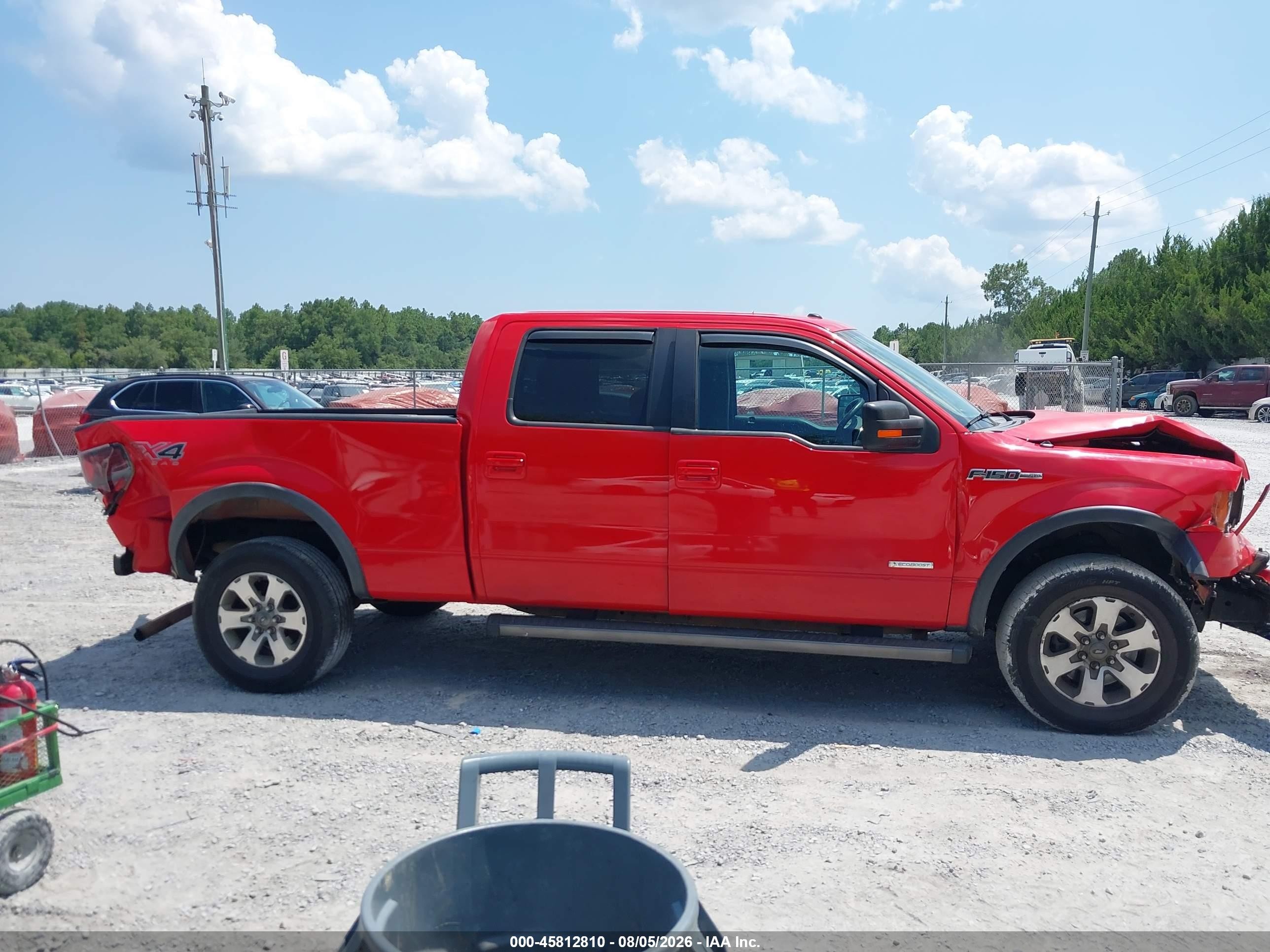 2012 Ford F-150 Fx4 Red vin: 1FTFW1ETXCFC29594