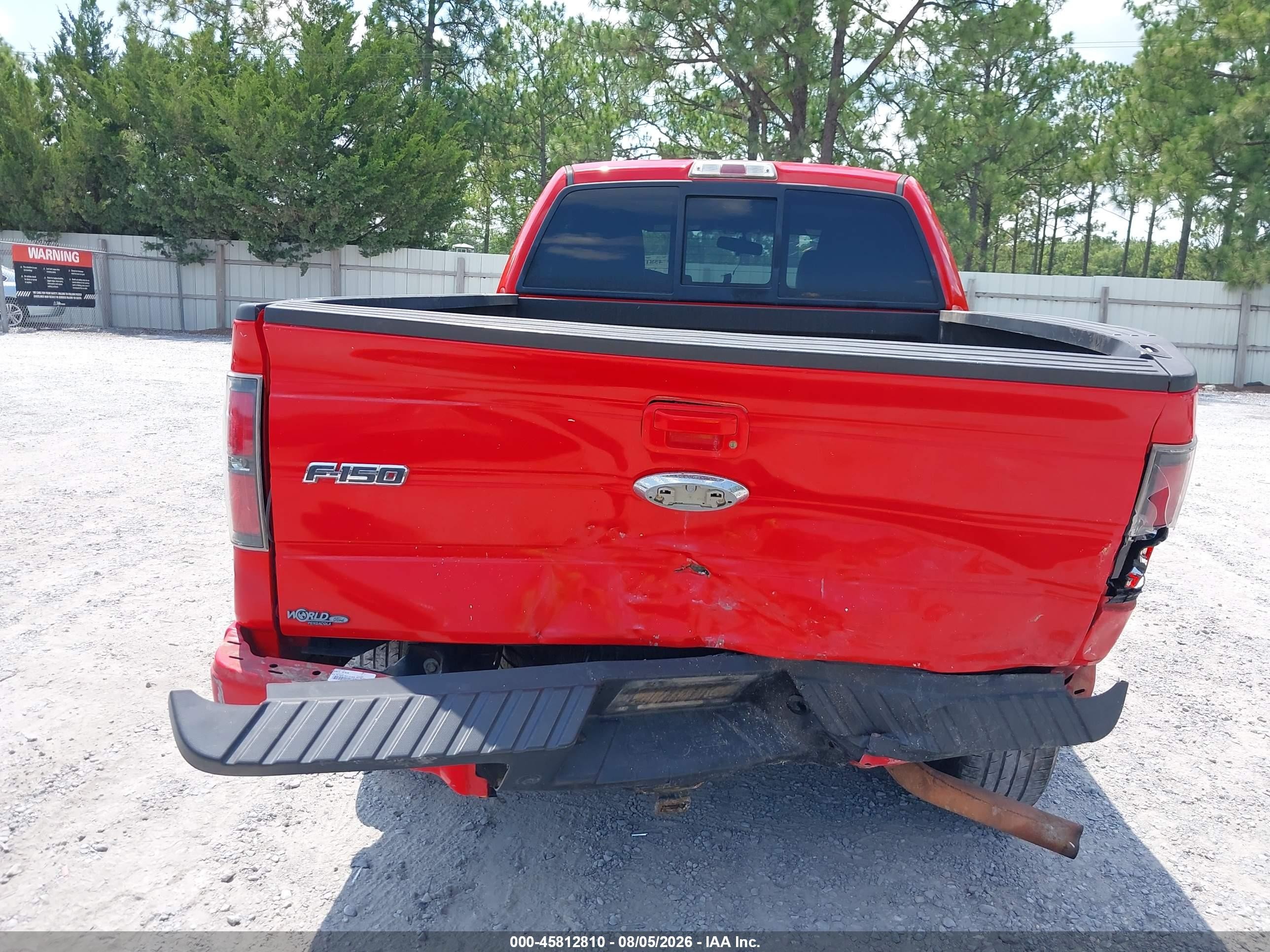 2012 Ford F-150 Fx4 Red vin: 1FTFW1ETXCFC29594