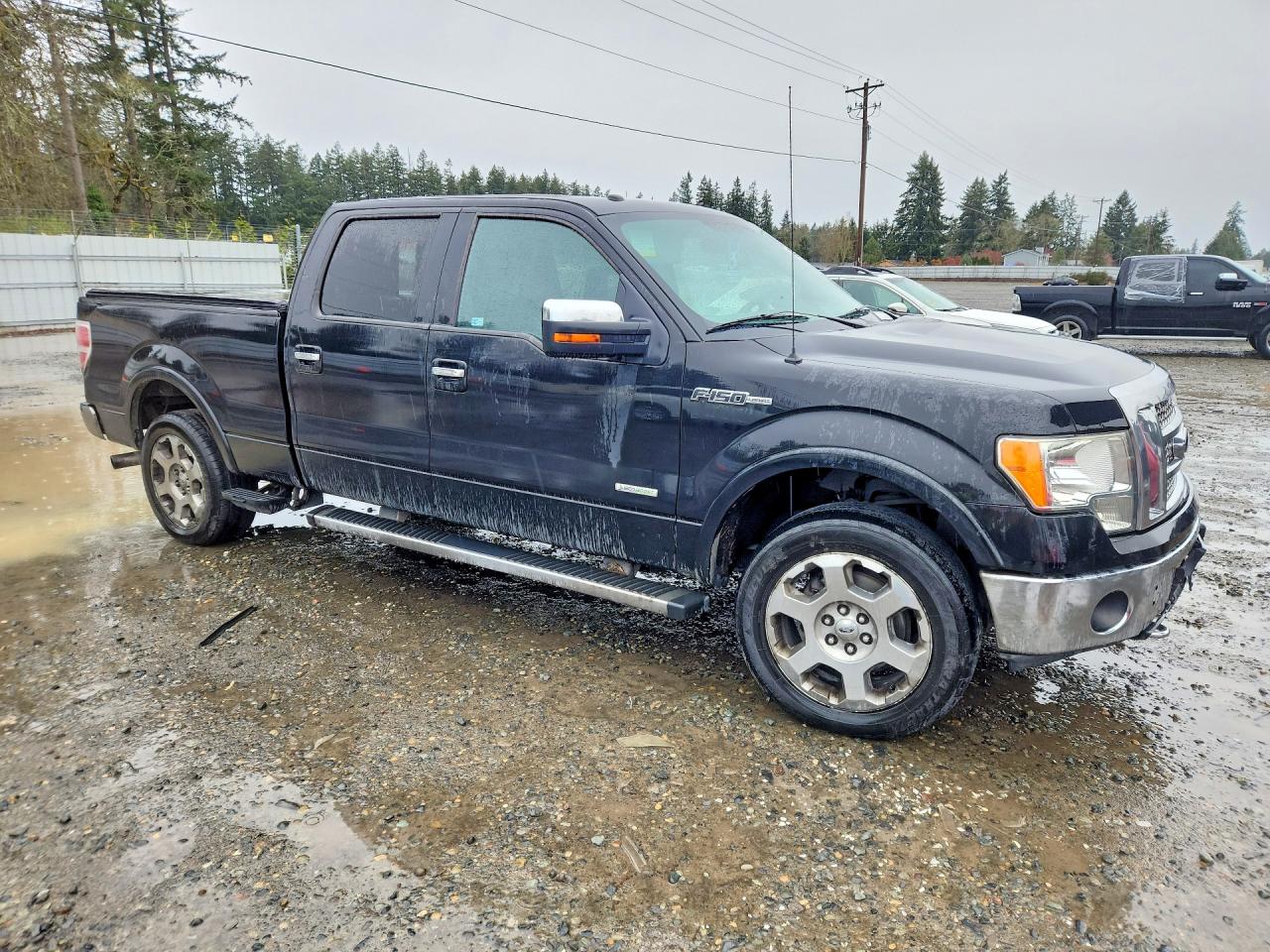 2012 Ford F150 Supercrew Black vin: 1FTFW1ETXCFC84725
