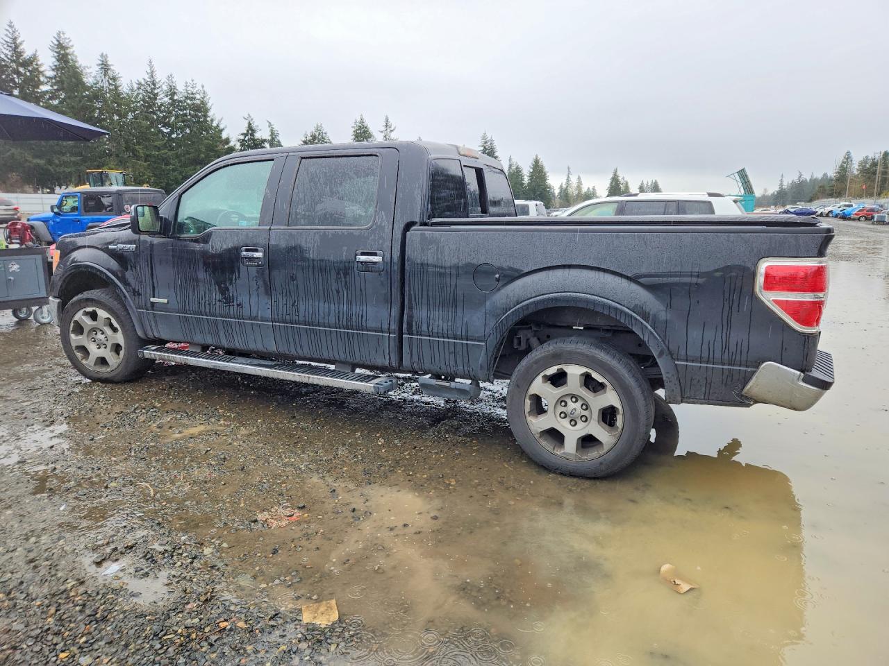 2012 Ford F150 Supercrew Black vin: 1FTFW1ETXCFC84725