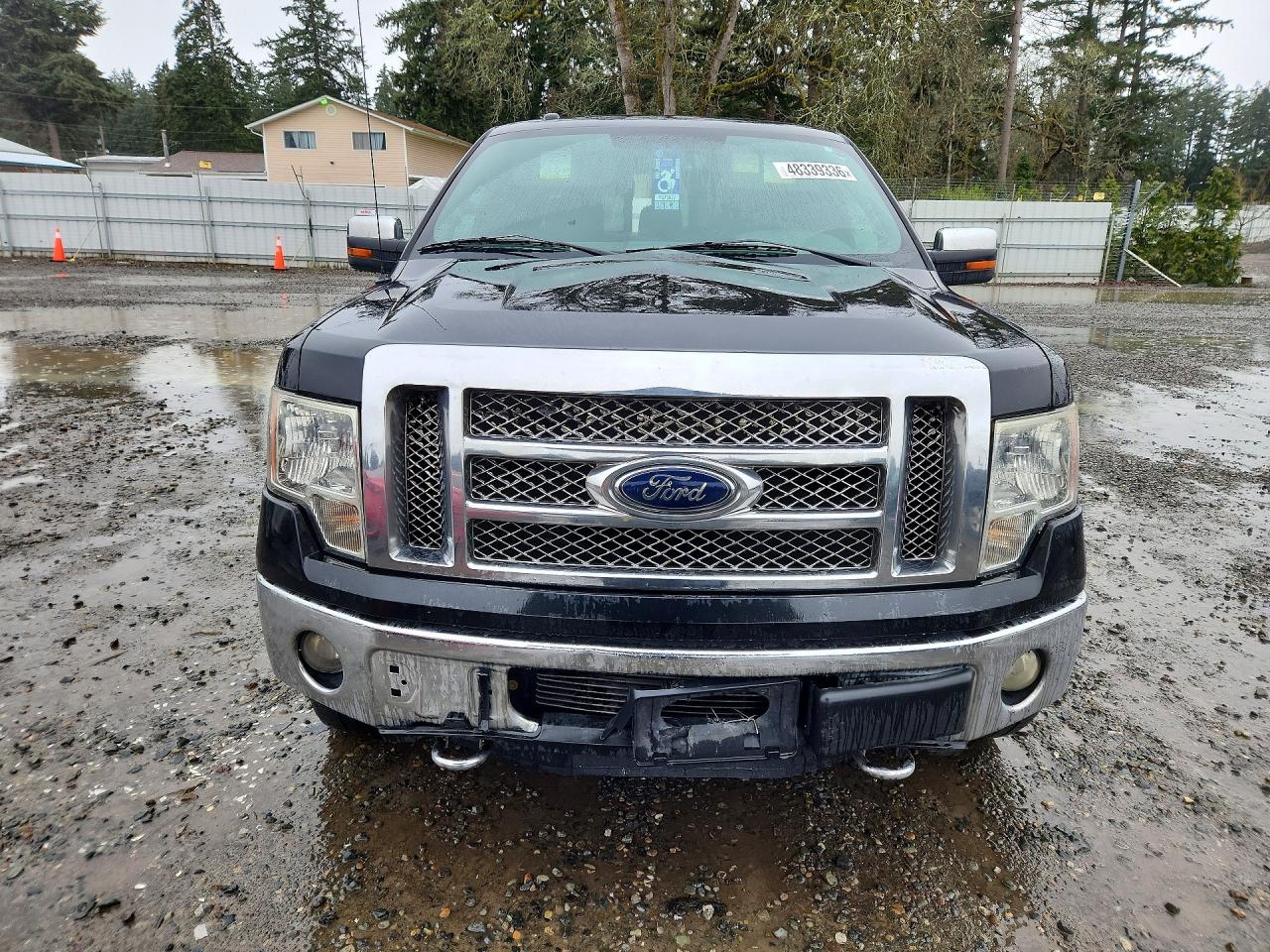2012 Ford F150 Supercrew Black vin: 1FTFW1ETXCFC84725