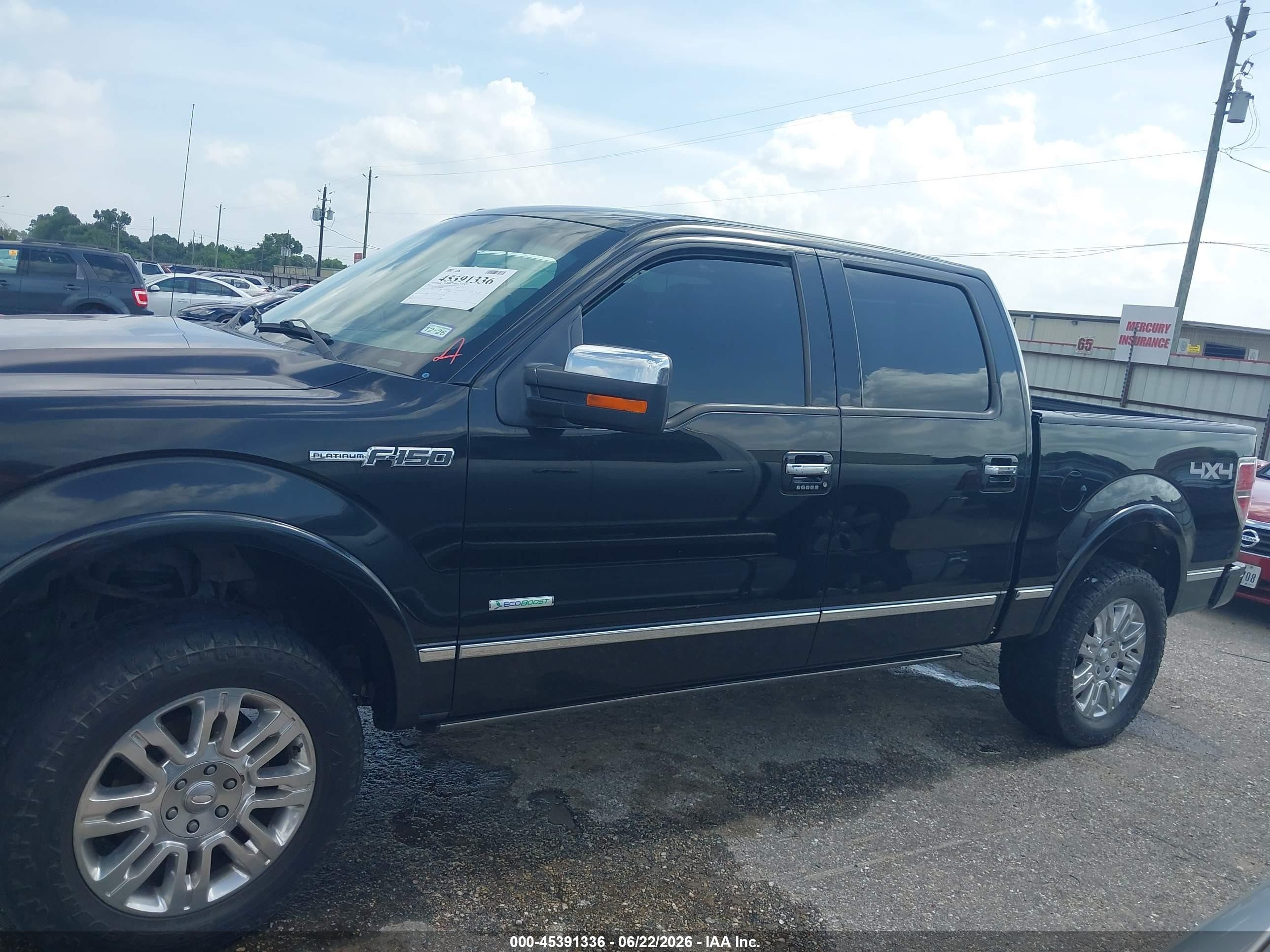 2012 Ford F-150 Platinum Black vin: 1FTFW1ETXCFC89200