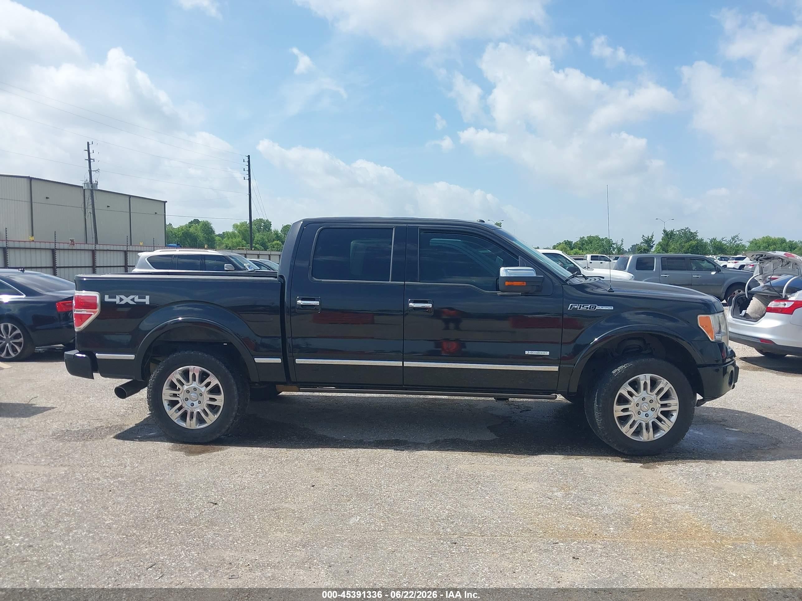 2012 Ford F-150 Platinum Black vin: 1FTFW1ETXCFC89200