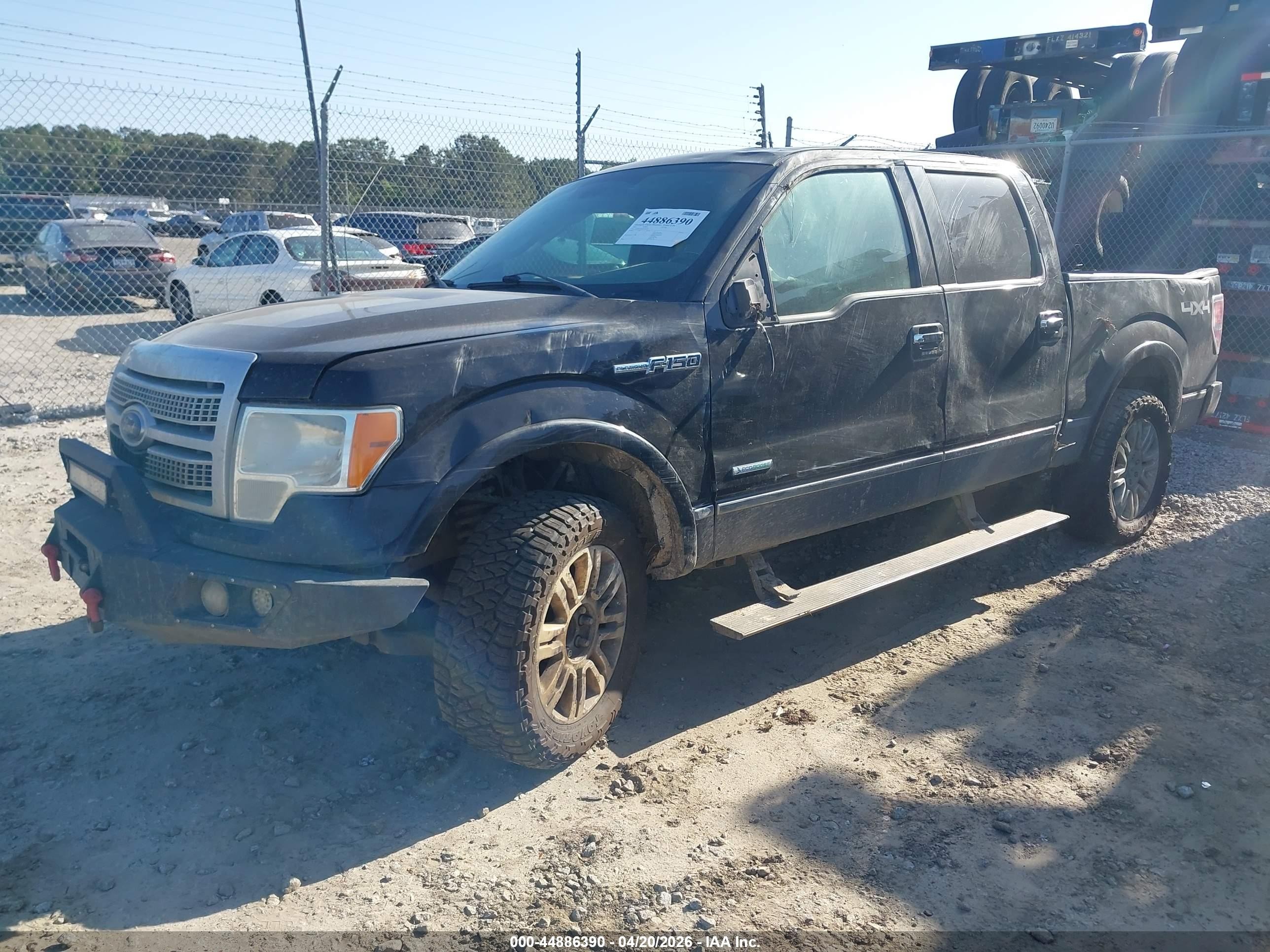 2012 Ford F-150 Platinum Black vin: 1FTFW1ETXCFC95322