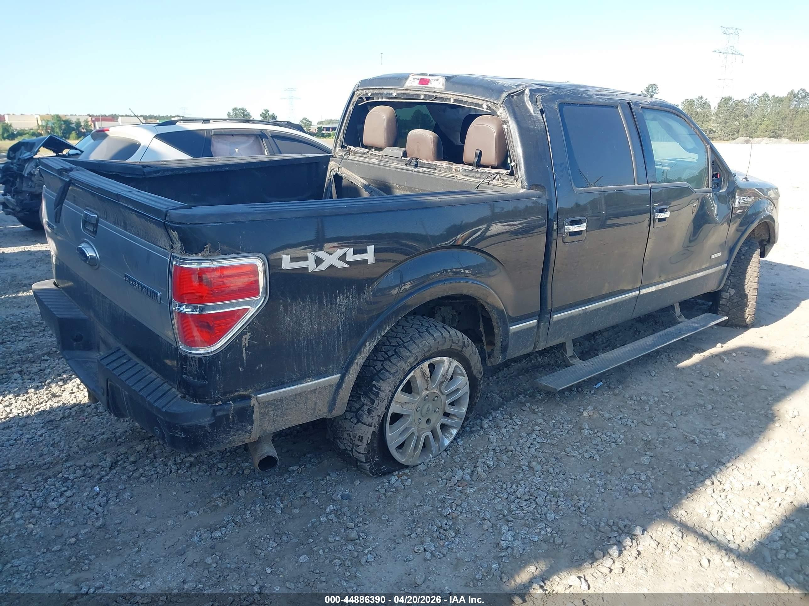 2012 Ford F-150 Platinum Black vin: 1FTFW1ETXCFC95322