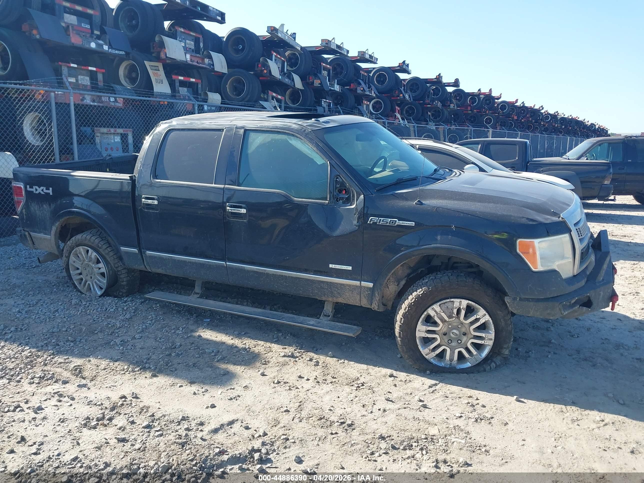 2012 Ford F-150 Platinum Black vin: 1FTFW1ETXCFC95322
