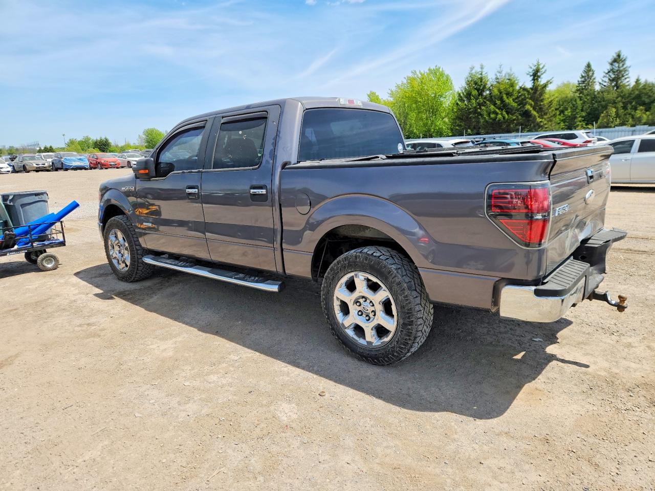 2012 Ford F-150 Supercrew Gray vin: 1FTFW1ETXCKD59978
