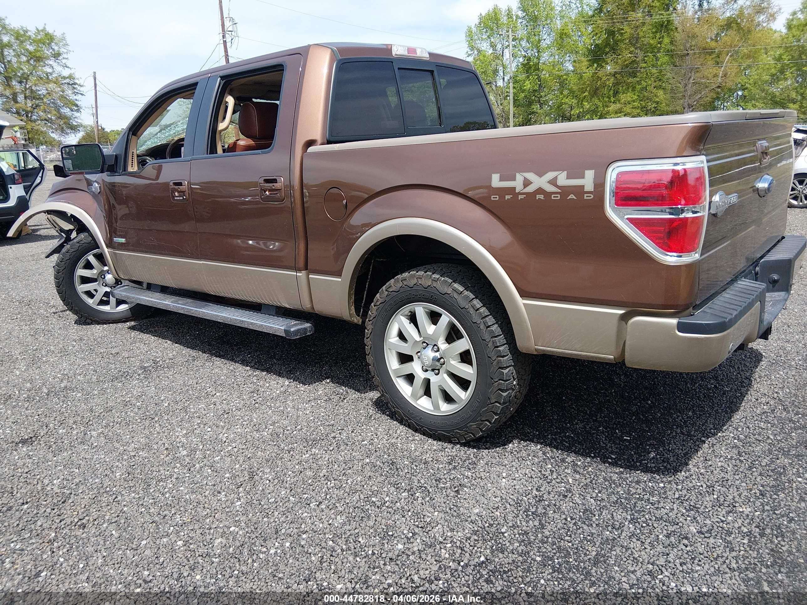 2012 Ford F-150 King Ranch Brown vin: 1FTFW1ETXCKD76554