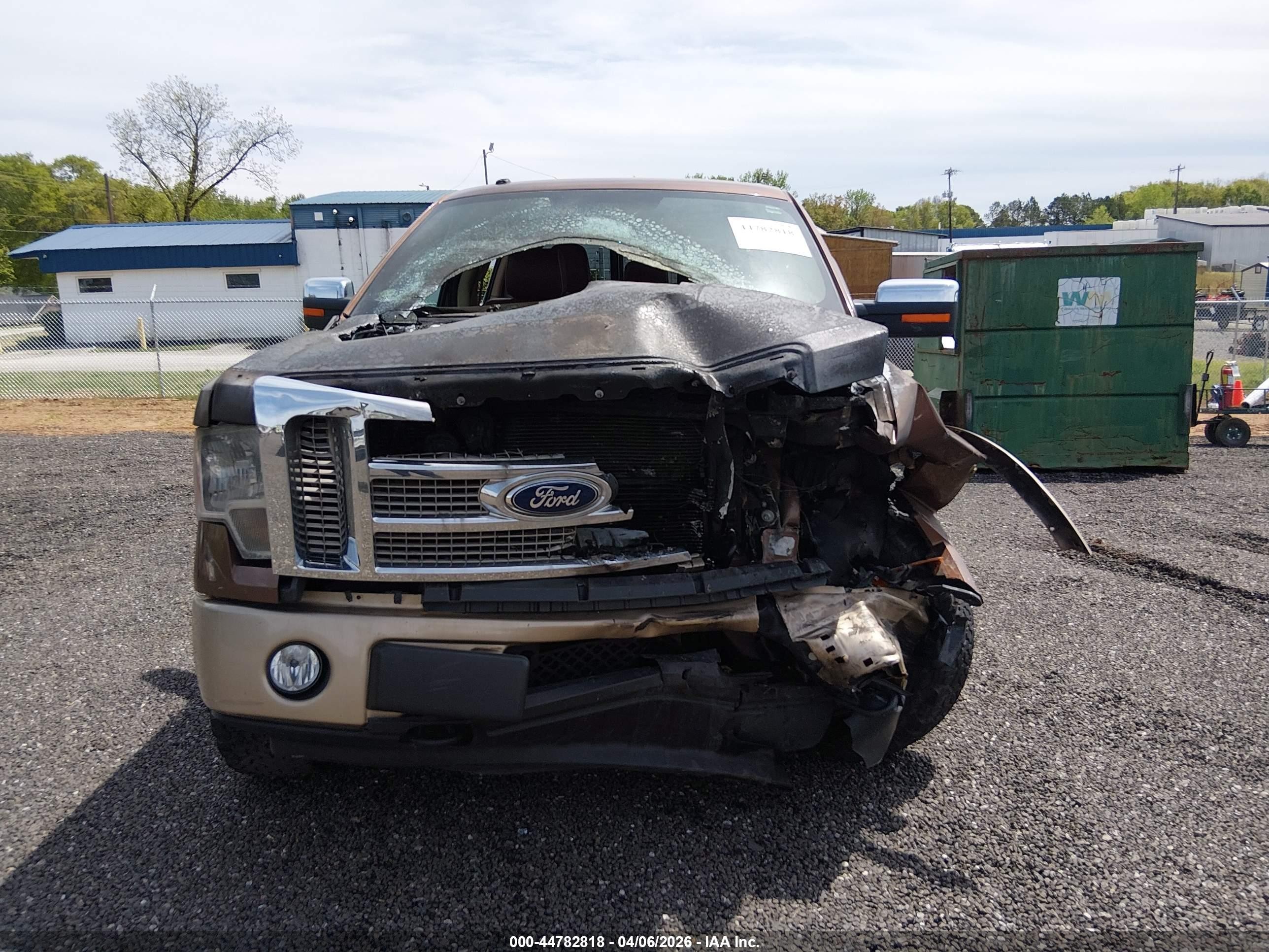 2012 Ford F-150 King Ranch Brown vin: 1FTFW1ETXCKD76554
