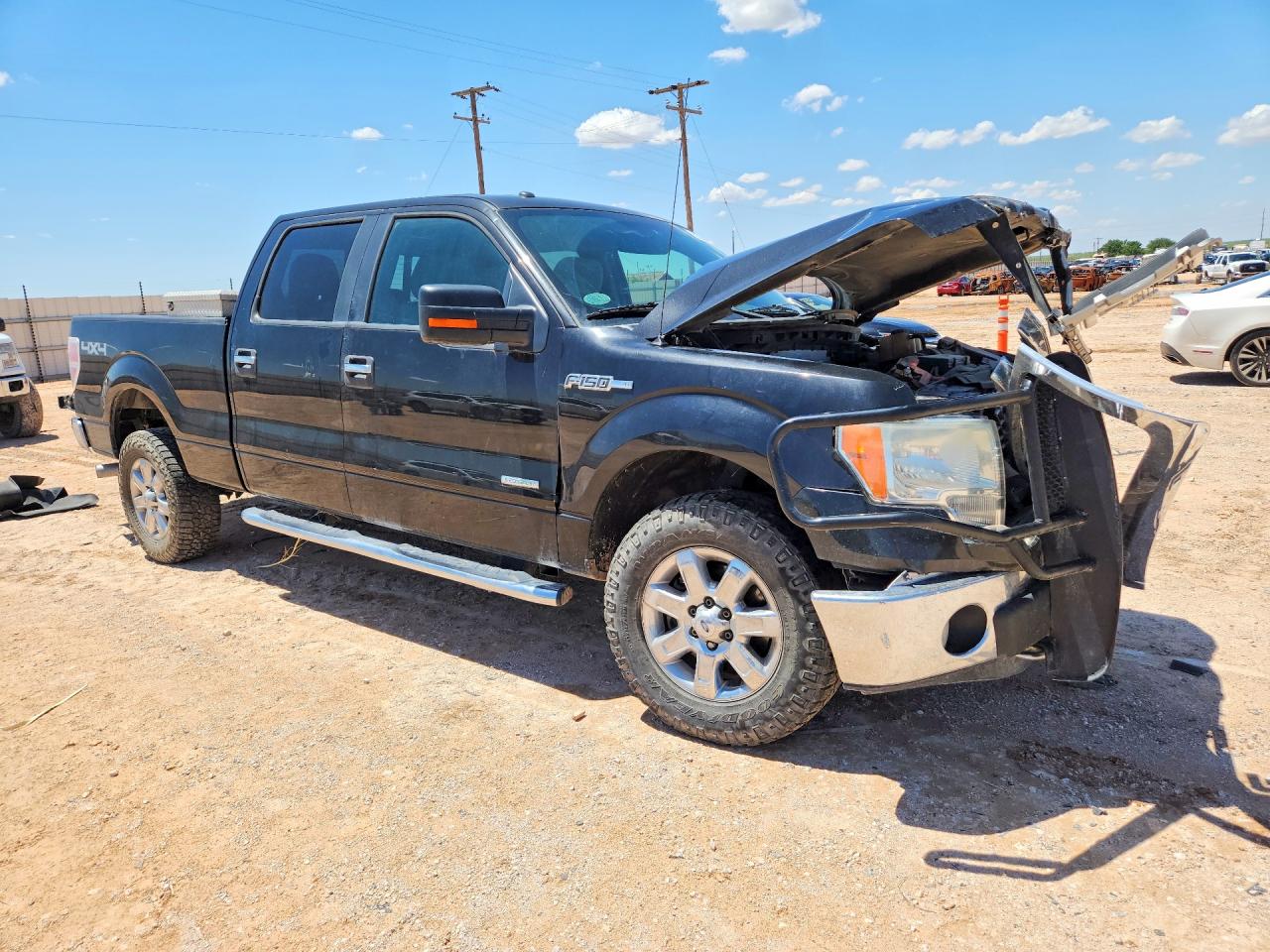 2013 Ford F150 Supercrew Black vin: 1FTFW1ETXDFA30787