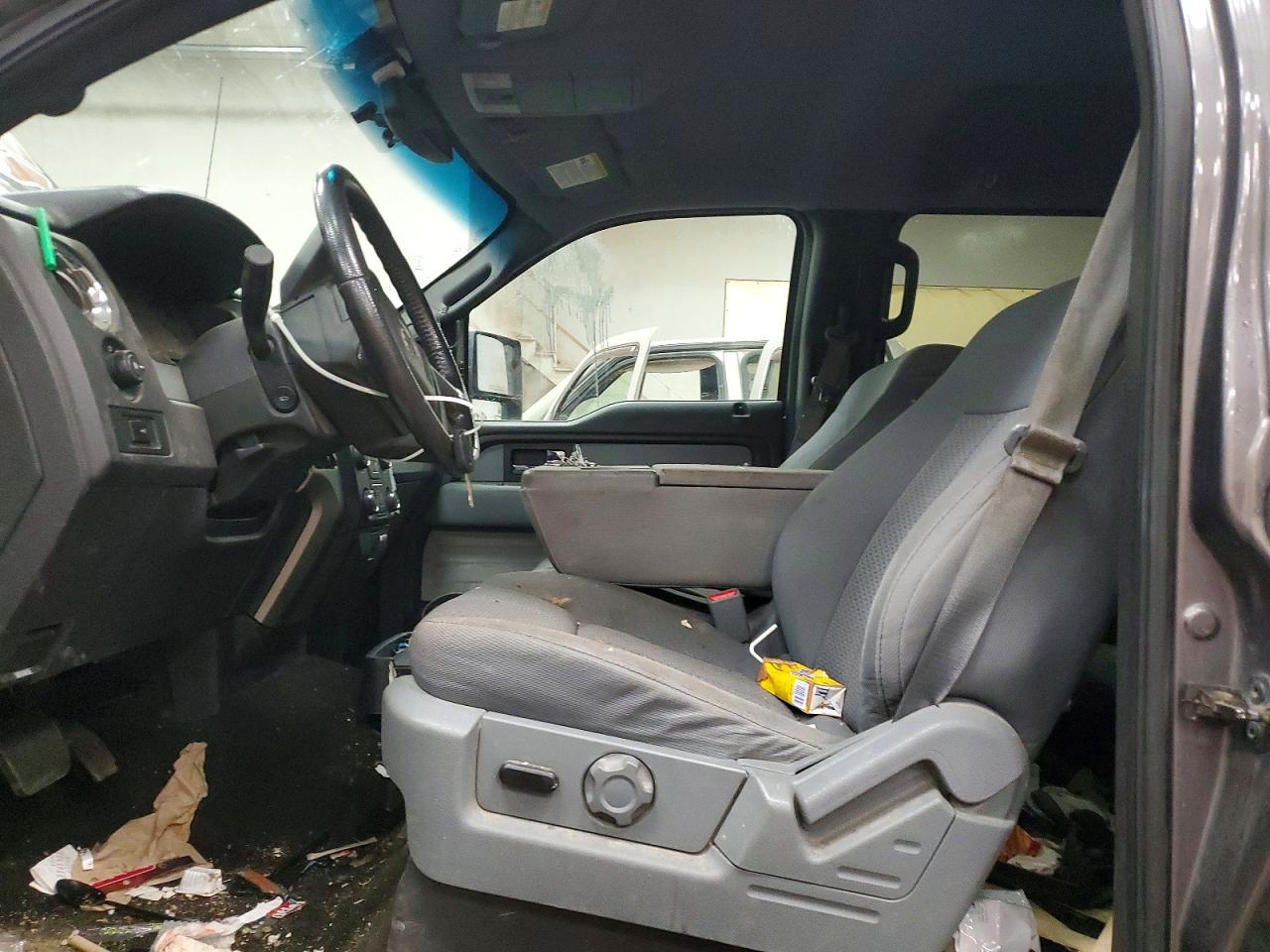 2013 Ford F150 Supercrew Gray vin: 1FTFW1ETXDFA45225