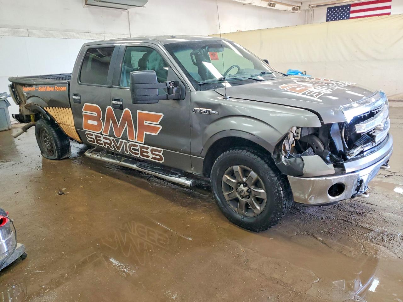 2013 Ford F150 Supercrew Gray vin: 1FTFW1ETXDFA45225