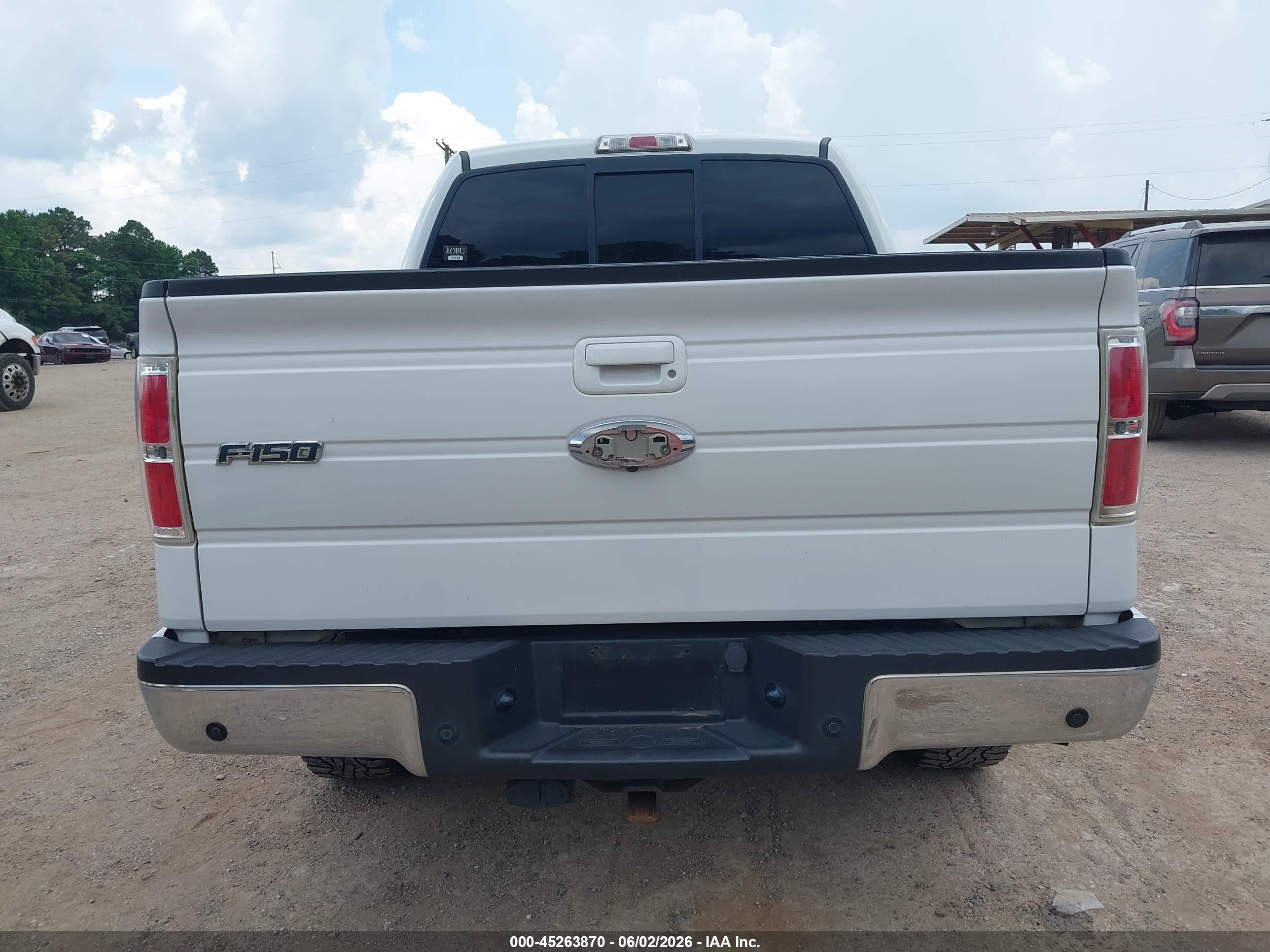 2013 Ford F-150 Lariat White vin: 1FTFW1ETXDFA73770