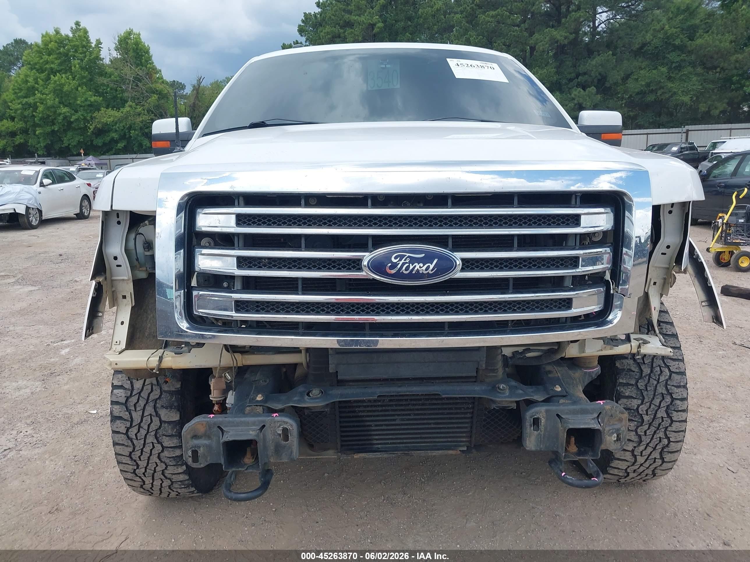 2013 Ford F-150 Lariat White vin: 1FTFW1ETXDFA73770